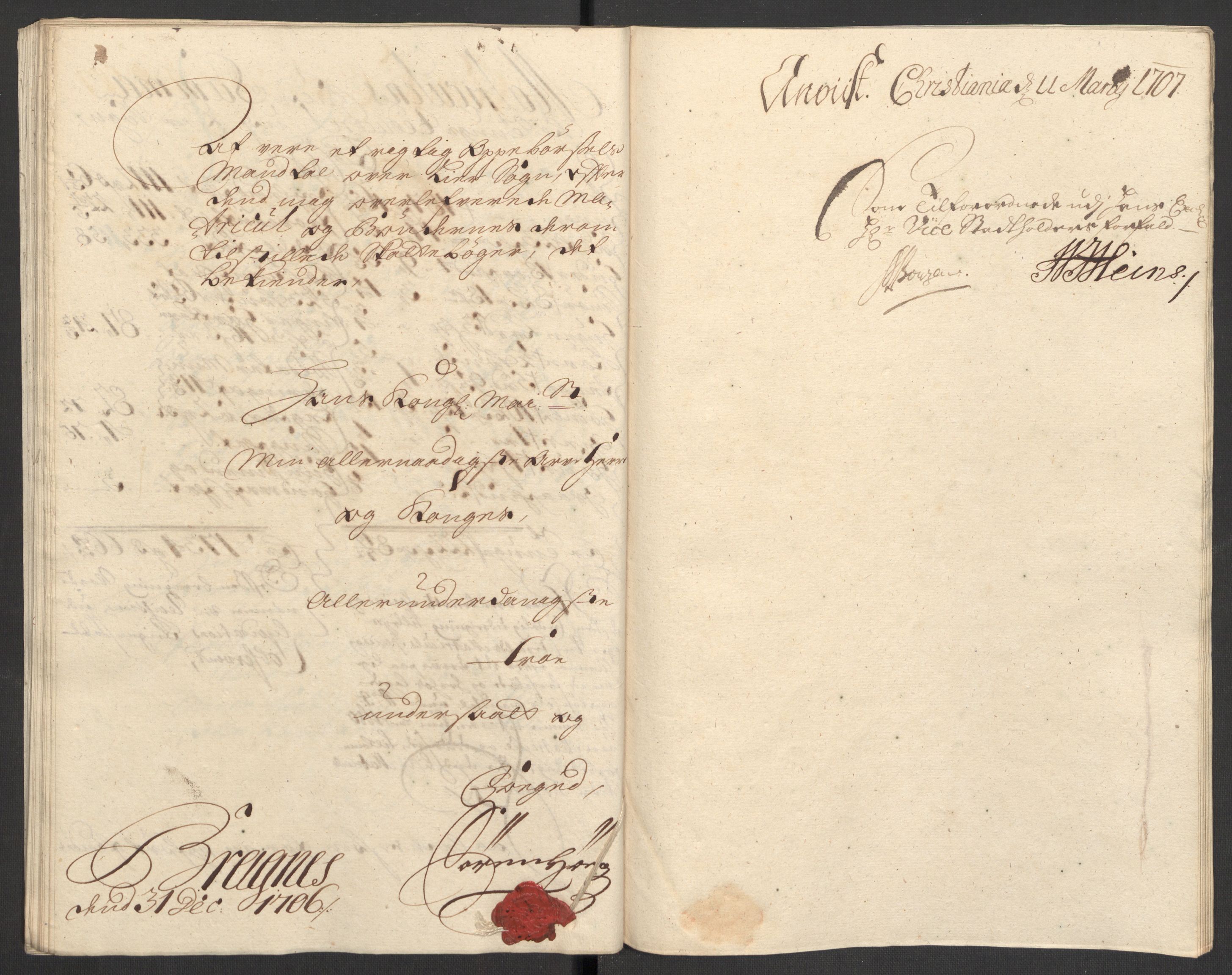 Rentekammeret inntil 1814, Reviderte regnskaper, Fogderegnskap, AV/RA-EA-4092/R30/L1701: Fogderegnskap Hurum, Røyken, Eiker og Lier, 1706-1707, p. 88