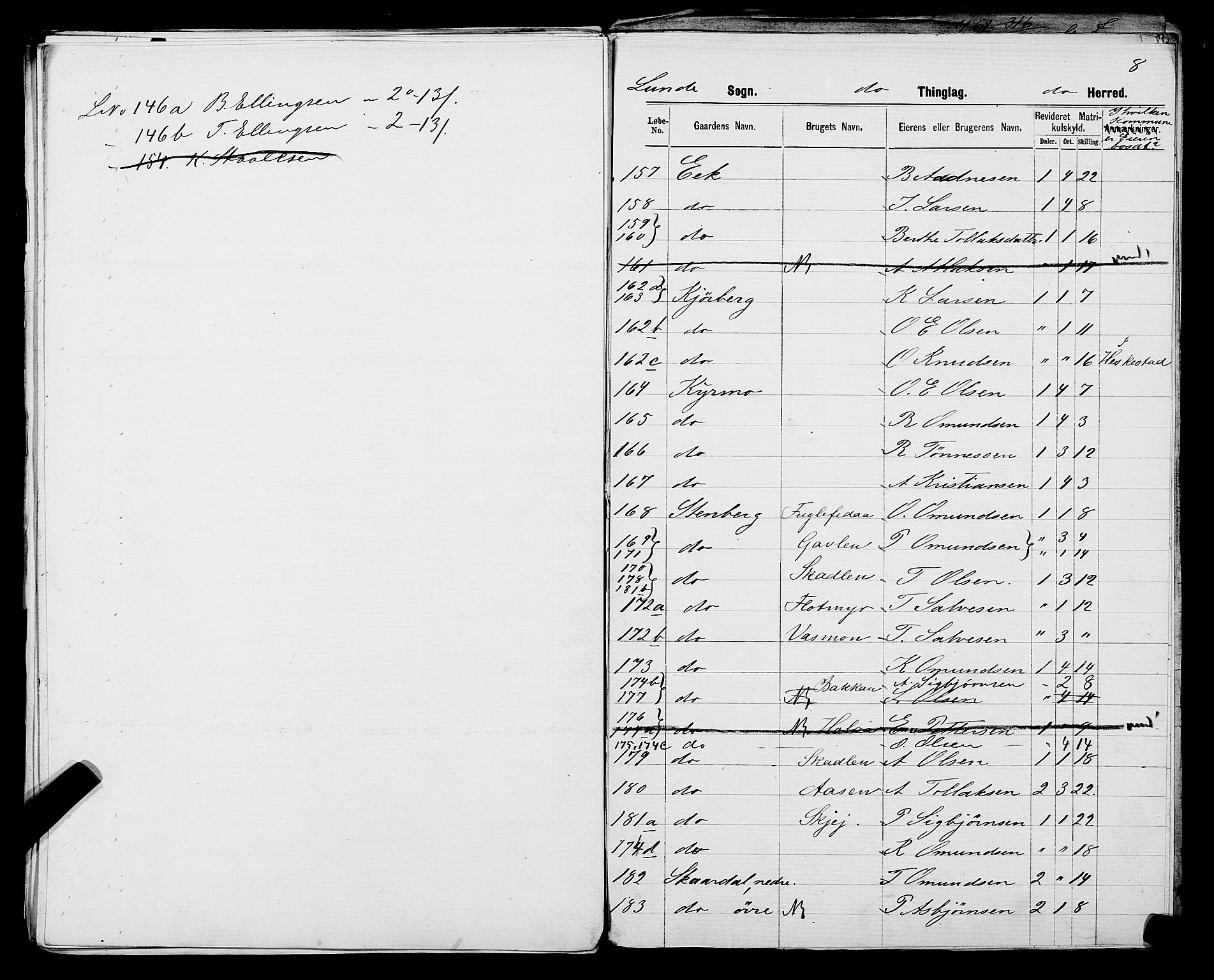 SAST, 1875 census for 1112P Lund, 1875, p. 28
