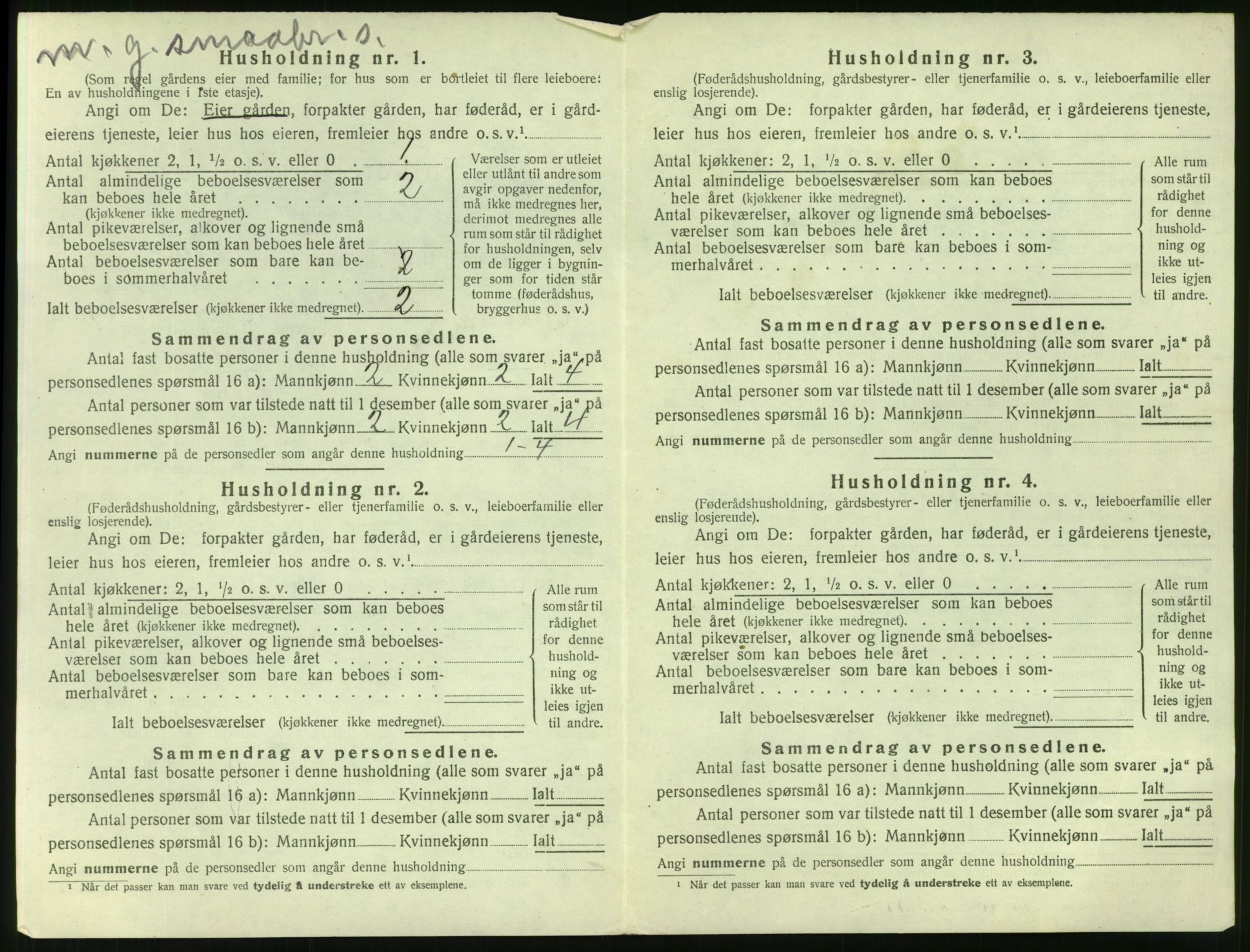 SAT, 1920 census for Sykkylven, 1920, p. 714