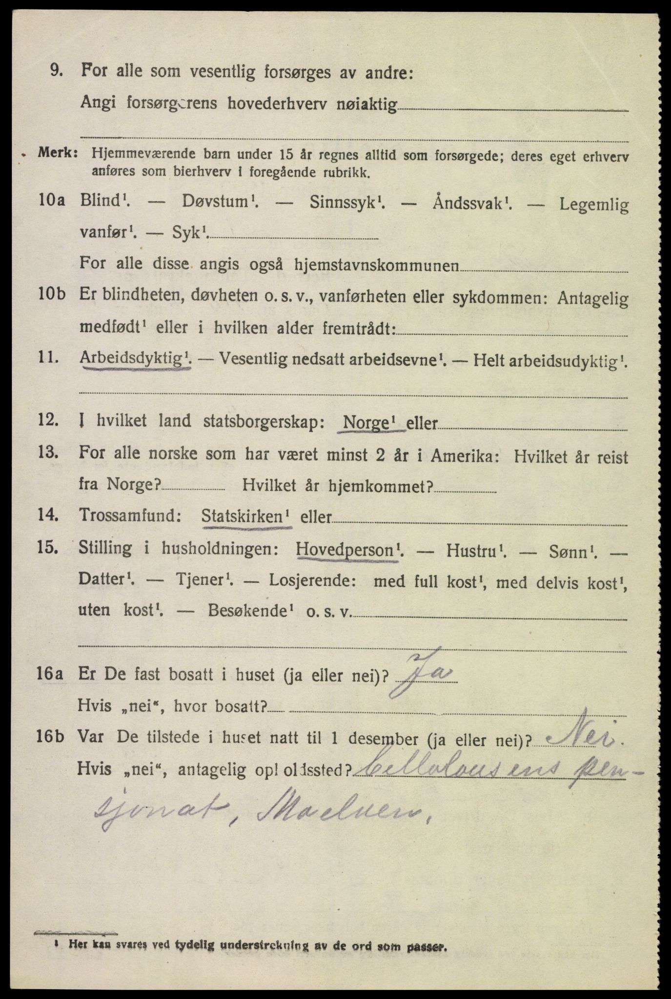 SAH, 1920 census for Ringsaker, 1920, p. 20625