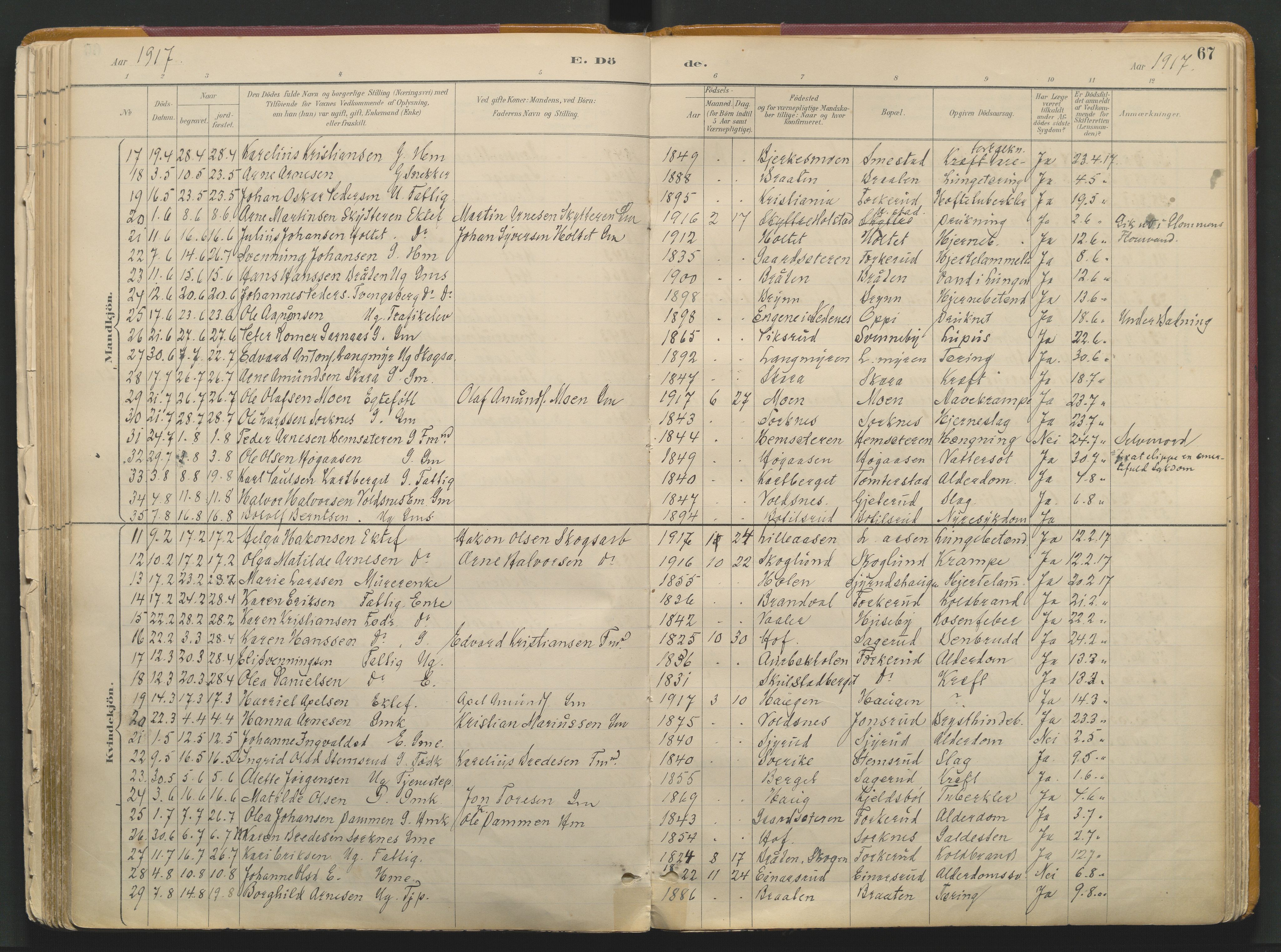 Grue prestekontor, SAH/PREST-036/H/Ha/Haa/L0017: Parish register (official) no. 17, 1892-1936, p. 66