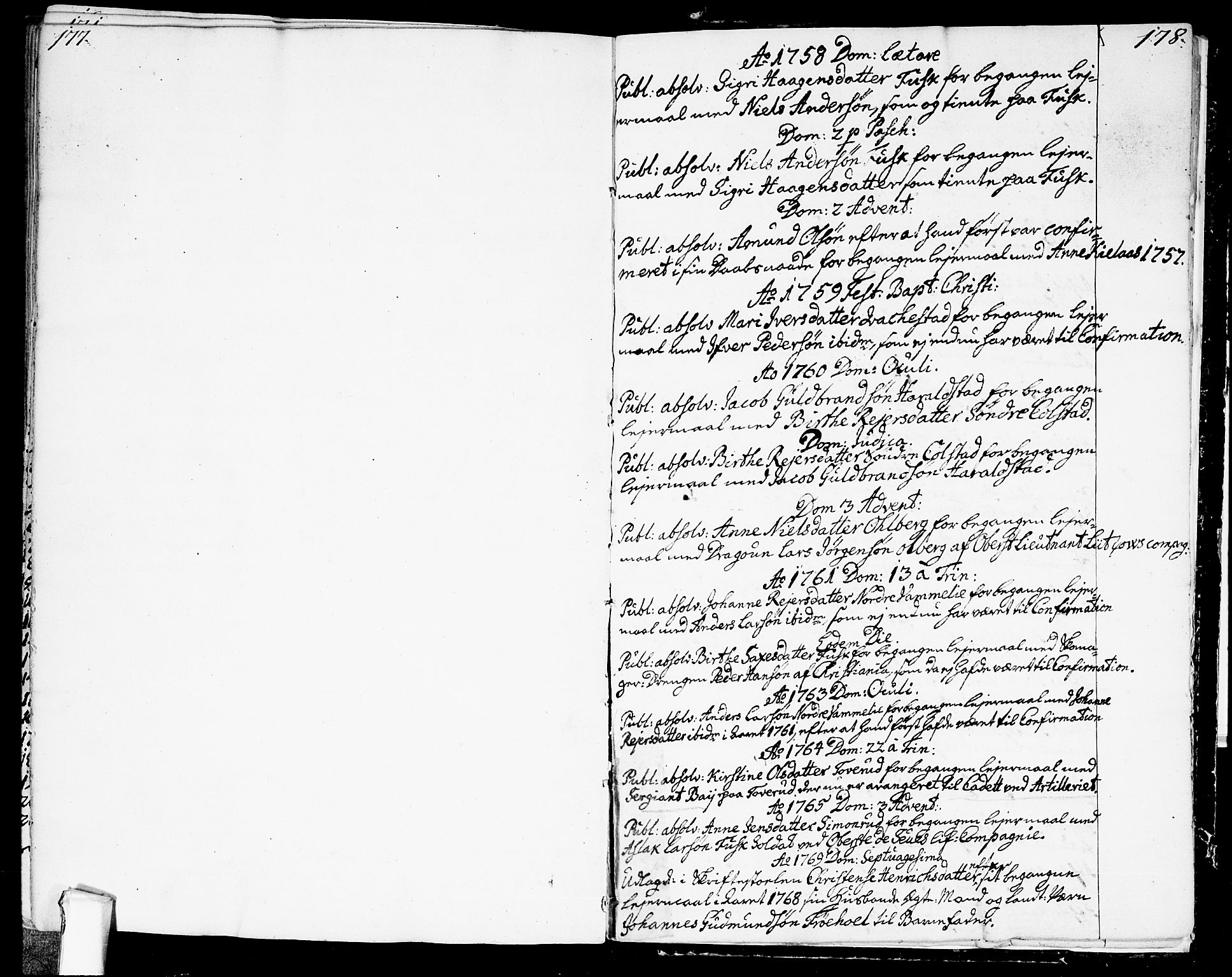 Askim prestekontor Kirkebøker, SAO/A-10900/F/Fa/L0002: Parish register (official) no. 2, 1758-1789, p. 177-178