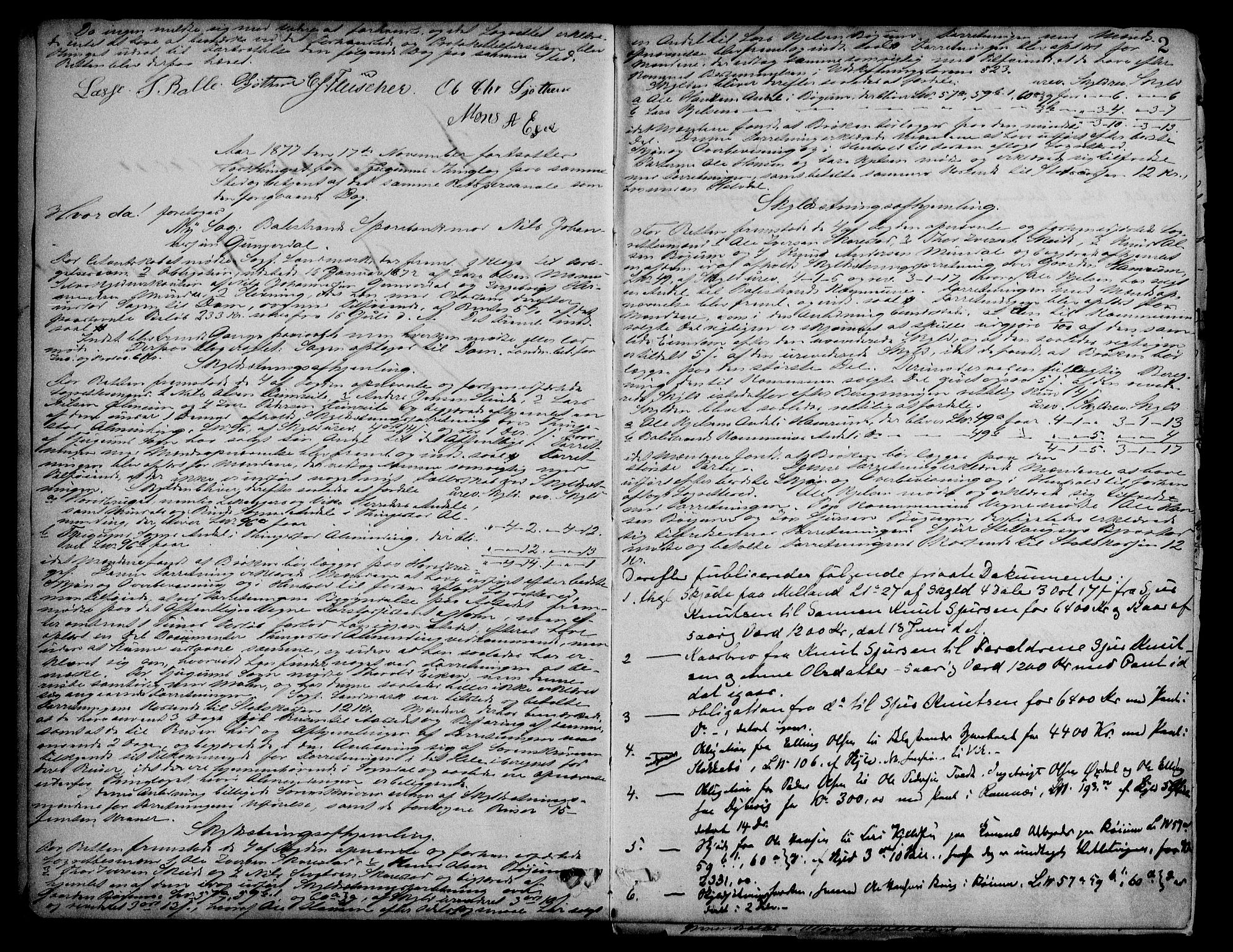 Ytre Sogn tingrett, AV/SAB-A-2601/1/F/Fa/L0054: Tingbok (justisprotokoll), 1877-1887, p. 1b-2a