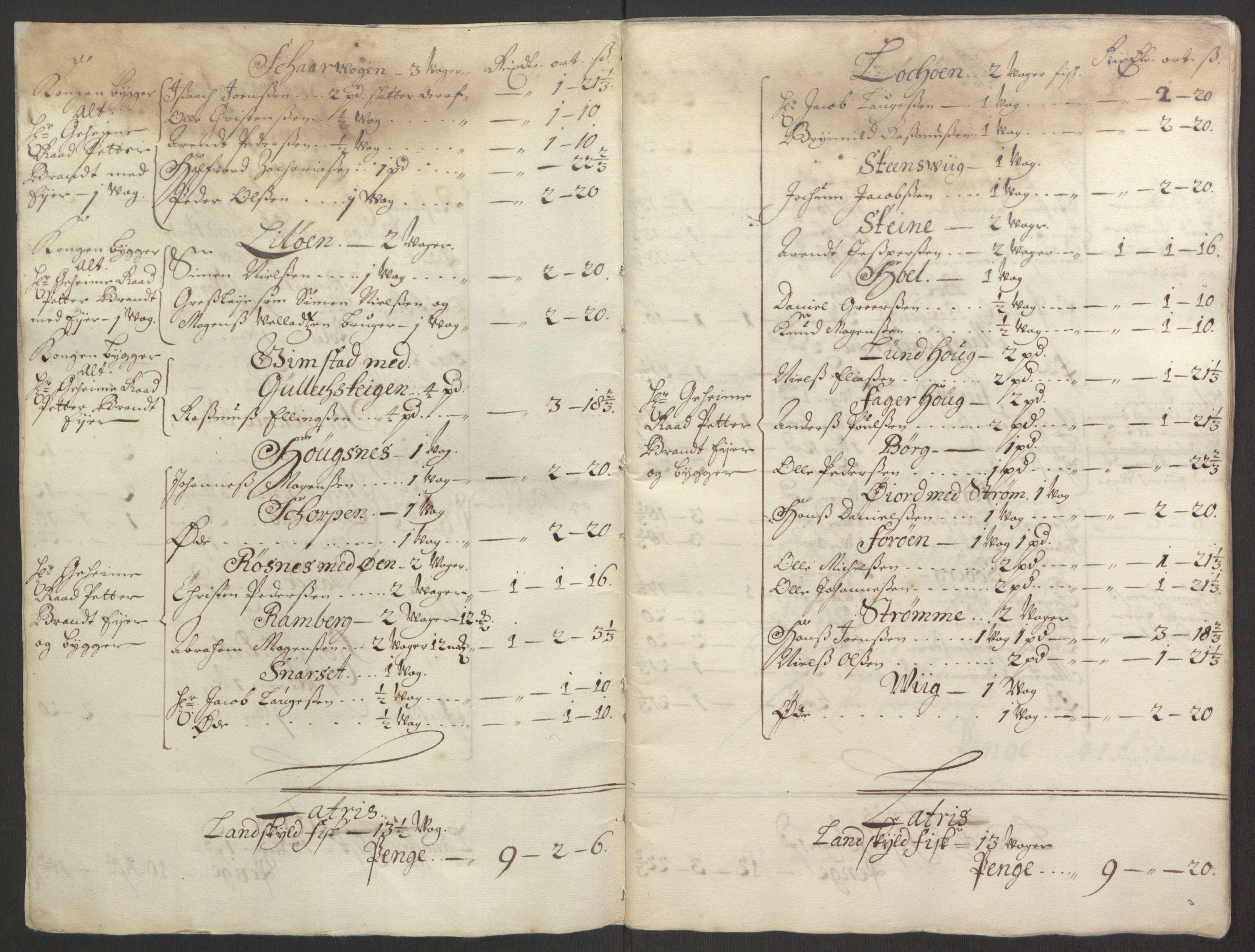 Rentekammeret inntil 1814, Reviderte regnskaper, Fogderegnskap, RA/EA-4092/R67/L4677: Fogderegnskap Vesterålen, Andenes og Lofoten, 1694-1695, p. 17
