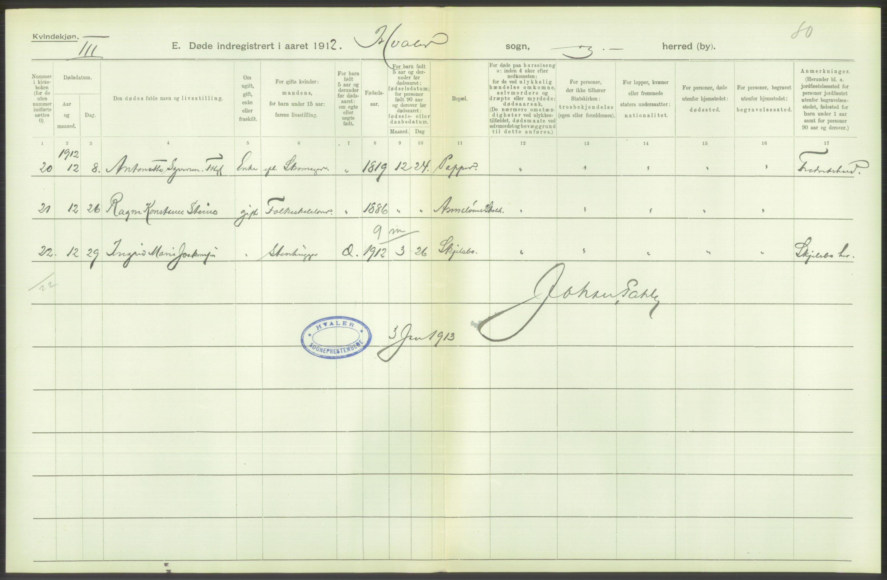 Statistisk sentralbyrå, Sosiodemografiske emner, Befolkning, AV/RA-S-2228/D/Df/Dfb/Dfbb/L0003: Smålenenes amt:  Døde. Bygder og byer., 1912, p. 324