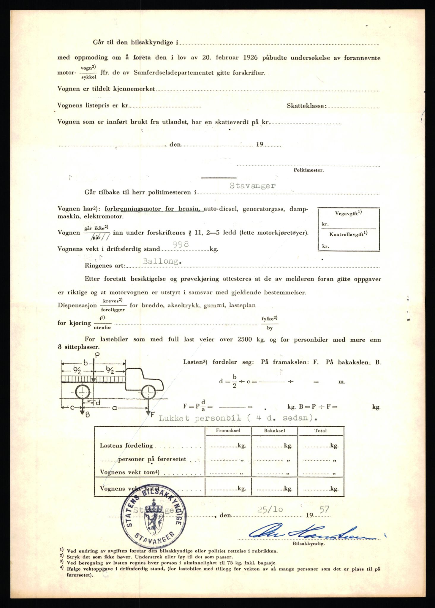 Stavanger trafikkstasjon, AV/SAST-A-101942/0/F/L0002: L-350 - L-699, 1930-1971, p. 294