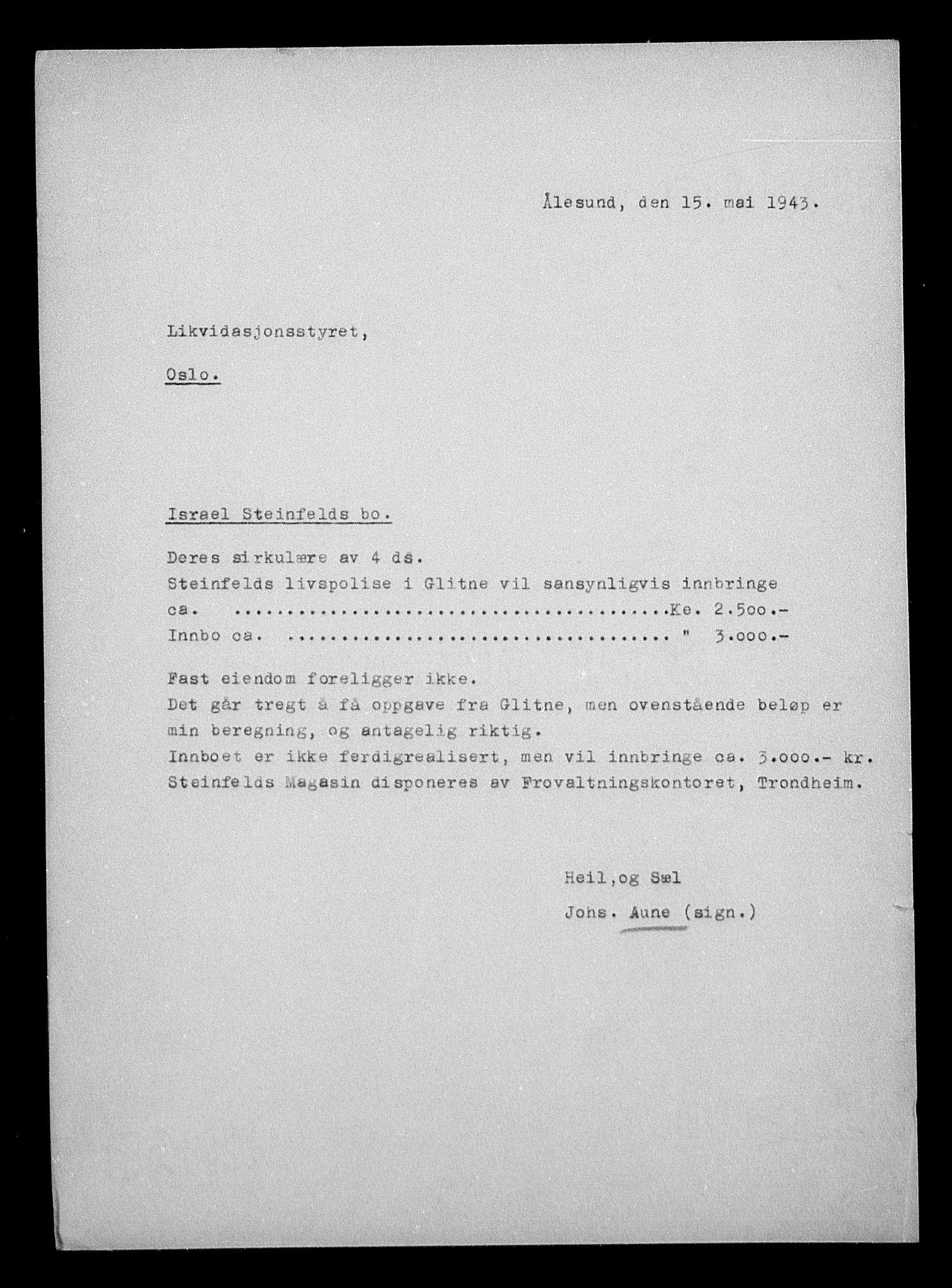 Justisdepartementet, Tilbakeføringskontoret for inndratte formuer, AV/RA-S-1564/H/Hc/Hcb/L0916: --, 1945-1947, p. 760