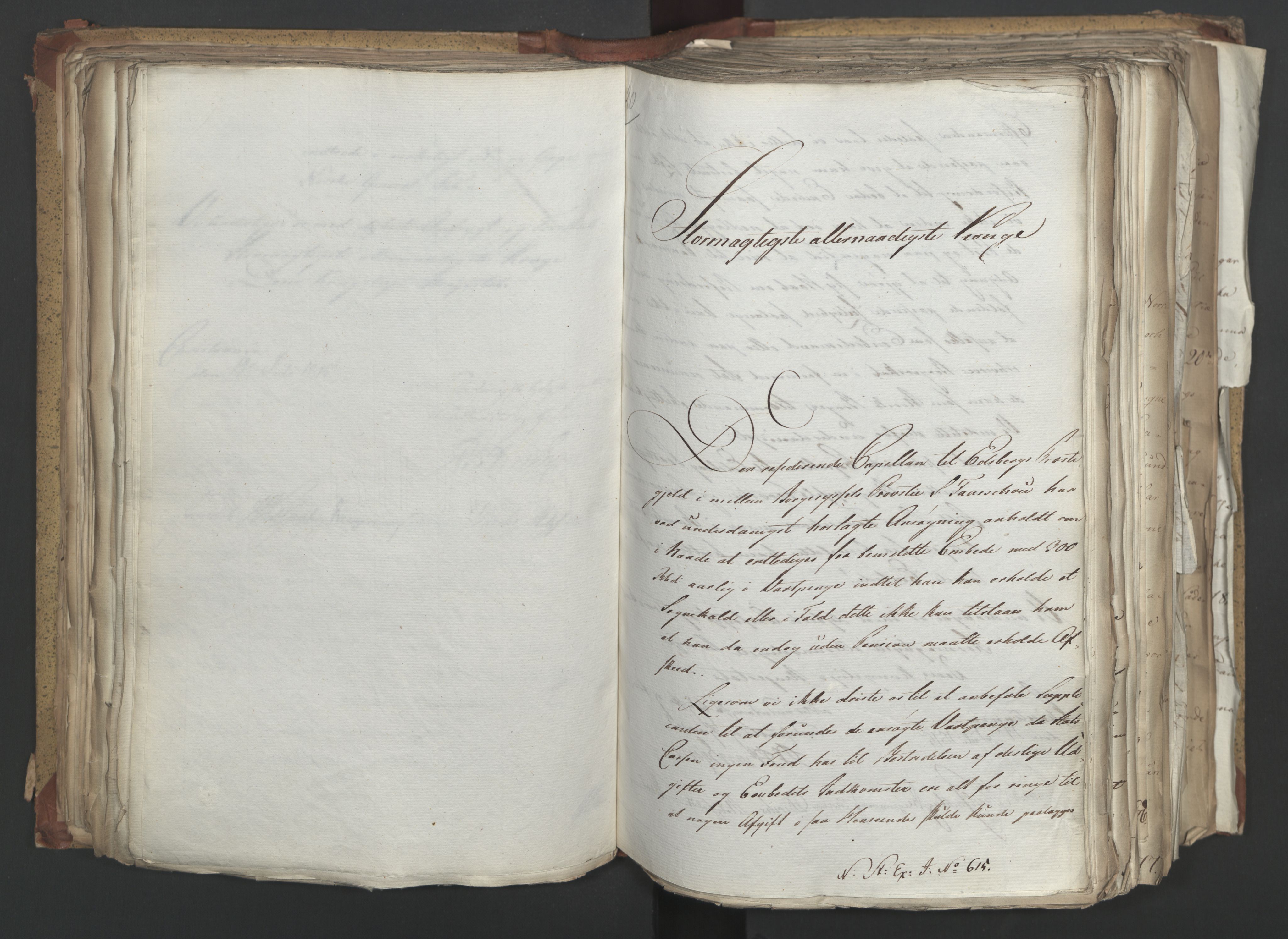 Statsrådsavdelingen i Stockholm, AV/RA-S-1003/D/Da/L0003: Regjeringsinnstillinger nr. 519-787, 1815, p. 197