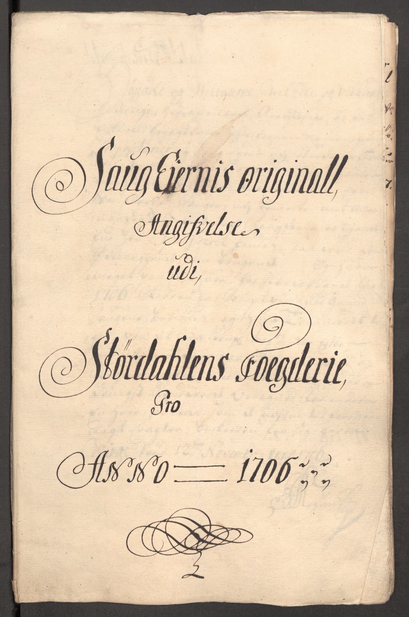 Rentekammeret inntil 1814, Reviderte regnskaper, Fogderegnskap, AV/RA-EA-4092/R62/L4196: Fogderegnskap Stjørdal og Verdal, 1705-1706, p. 424
