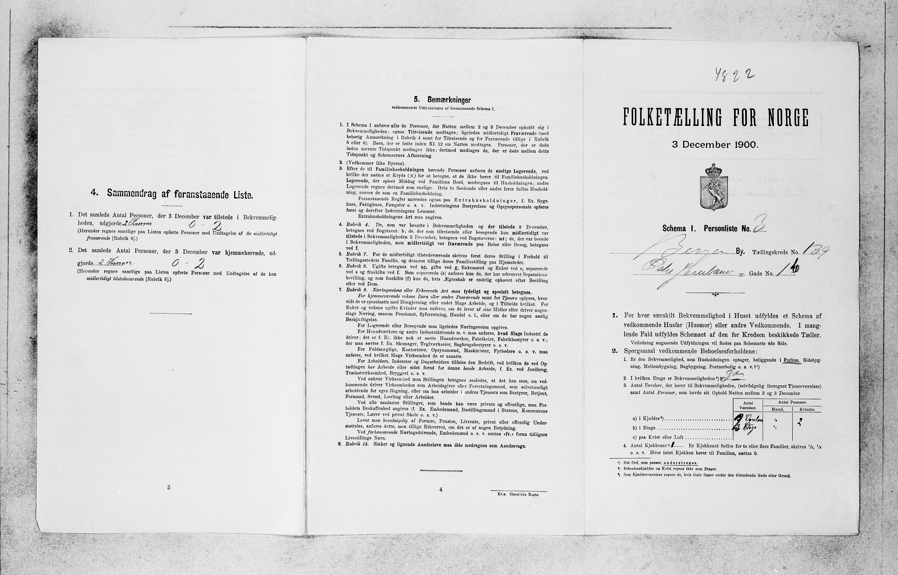 SAB, 1900 census for Bergen, 1900, p. 28264