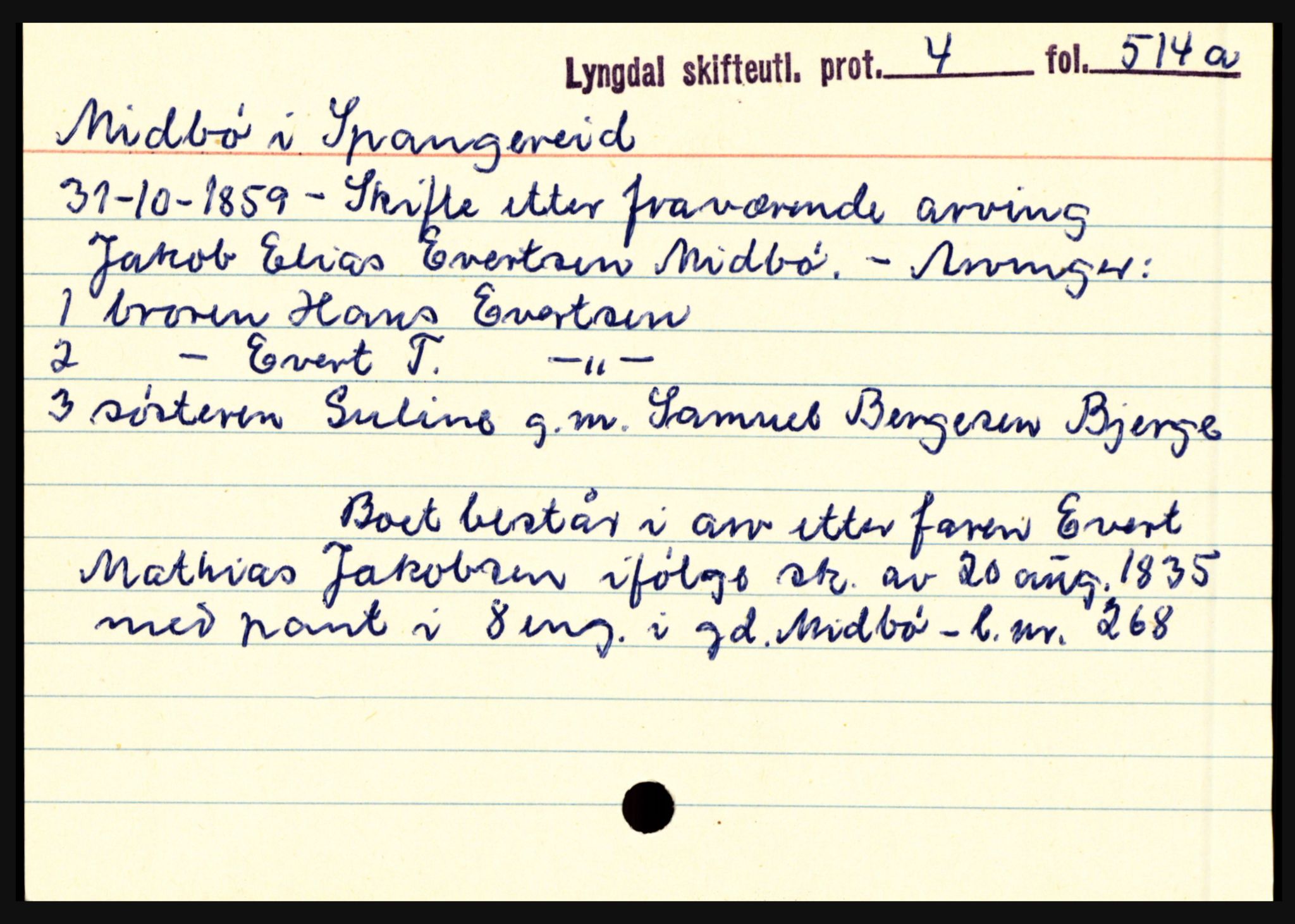 Lyngdal sorenskriveri, SAK/1221-0004/H, p. 7699