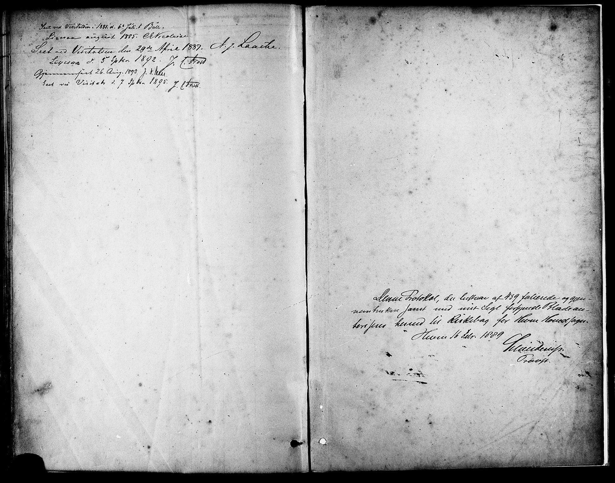 Ministerialprotokoller, klokkerbøker og fødselsregistre - Sør-Trøndelag, SAT/A-1456/630/L0496: Parish register (official) no. 630A09, 1879-1895