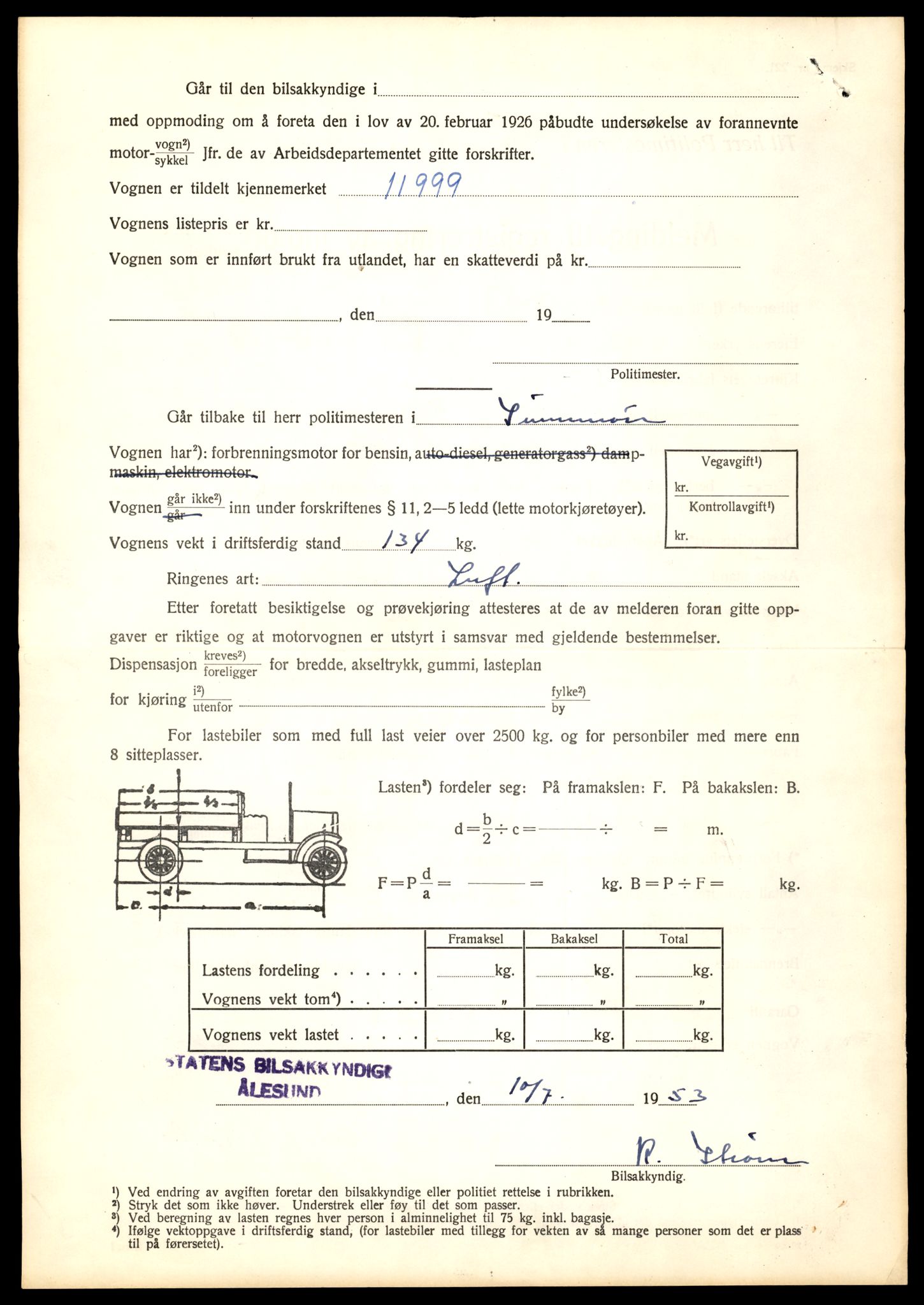 Møre og Romsdal vegkontor - Ålesund trafikkstasjon, AV/SAT-A-4099/F/Fe/L0032: Registreringskort for kjøretøy T 11997 - T 12149, 1927-1998, p. 72