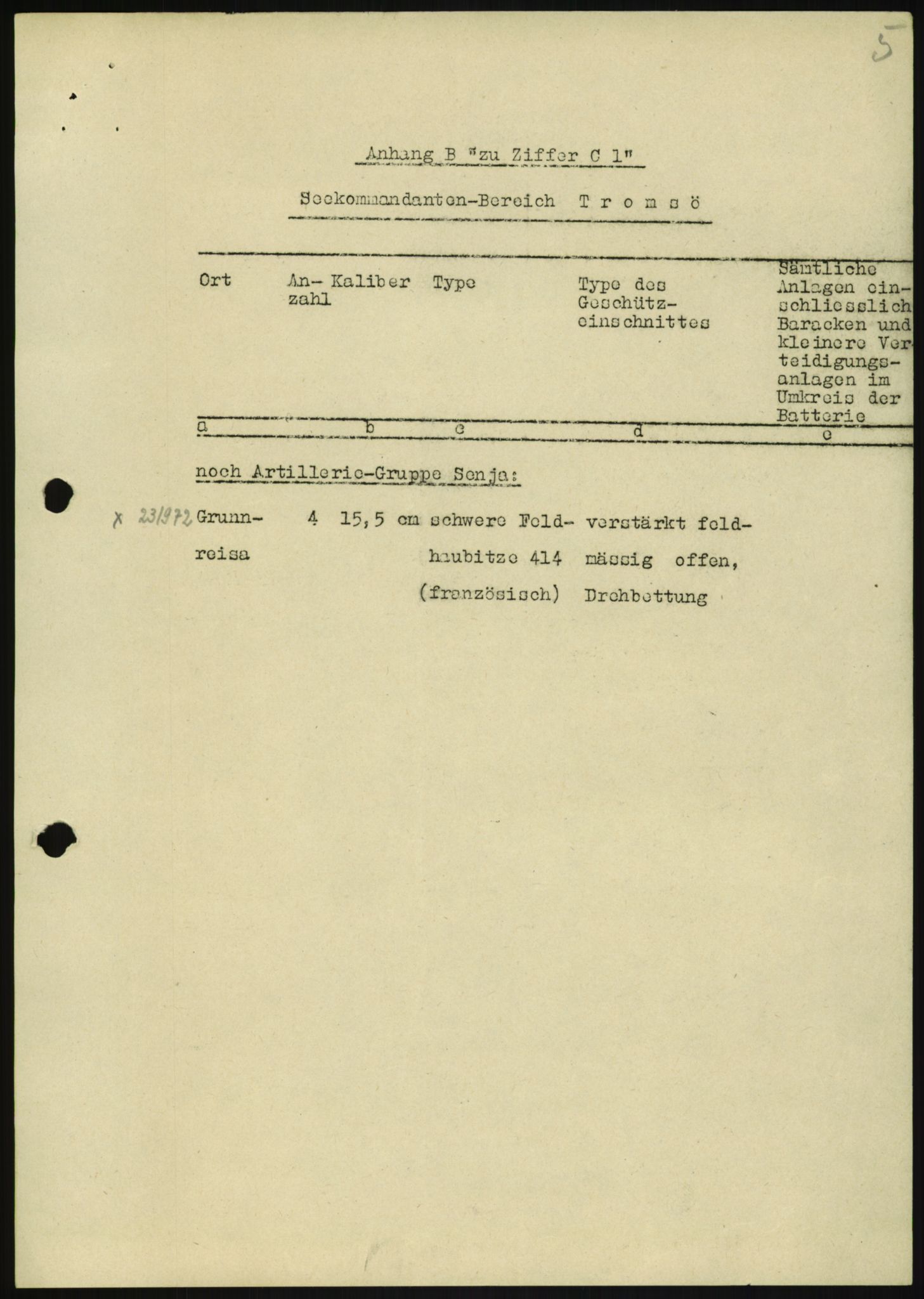 Forsvaret, Generalinspektør og sjefen for Kystartilleriet, AV/RA-RAFA-2045/F/Fa/L0016: Tyske oversiktskarter over festningsanlegg, 1940-1945, p. 9