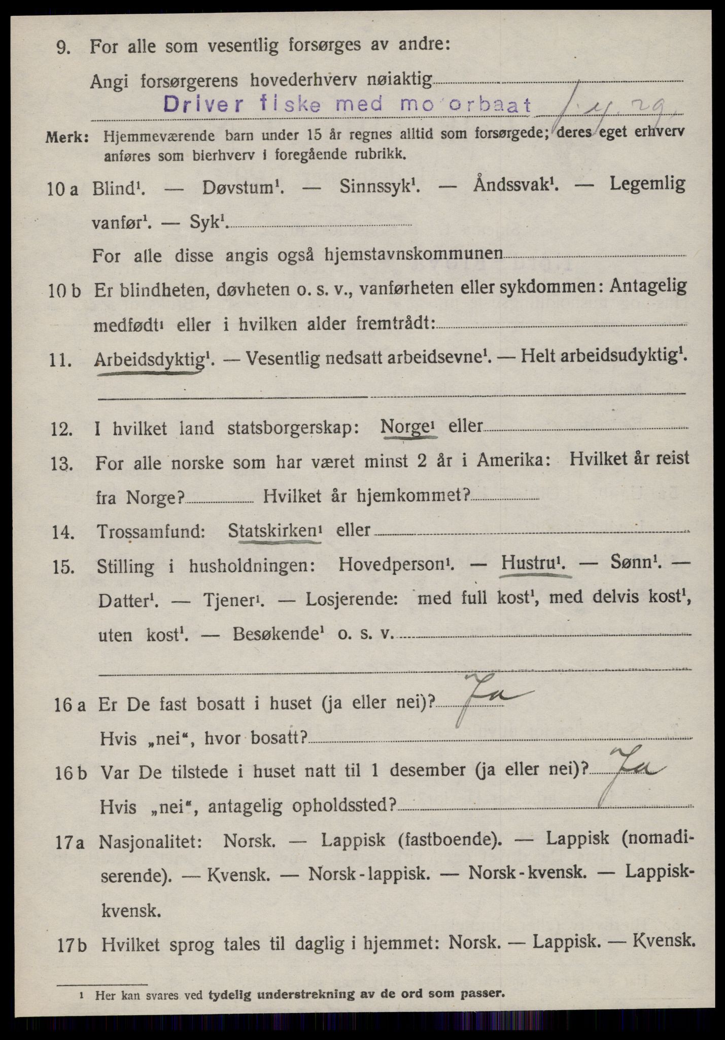 SAT, 1920 census for Nord-Frøya, 1920, p. 2800