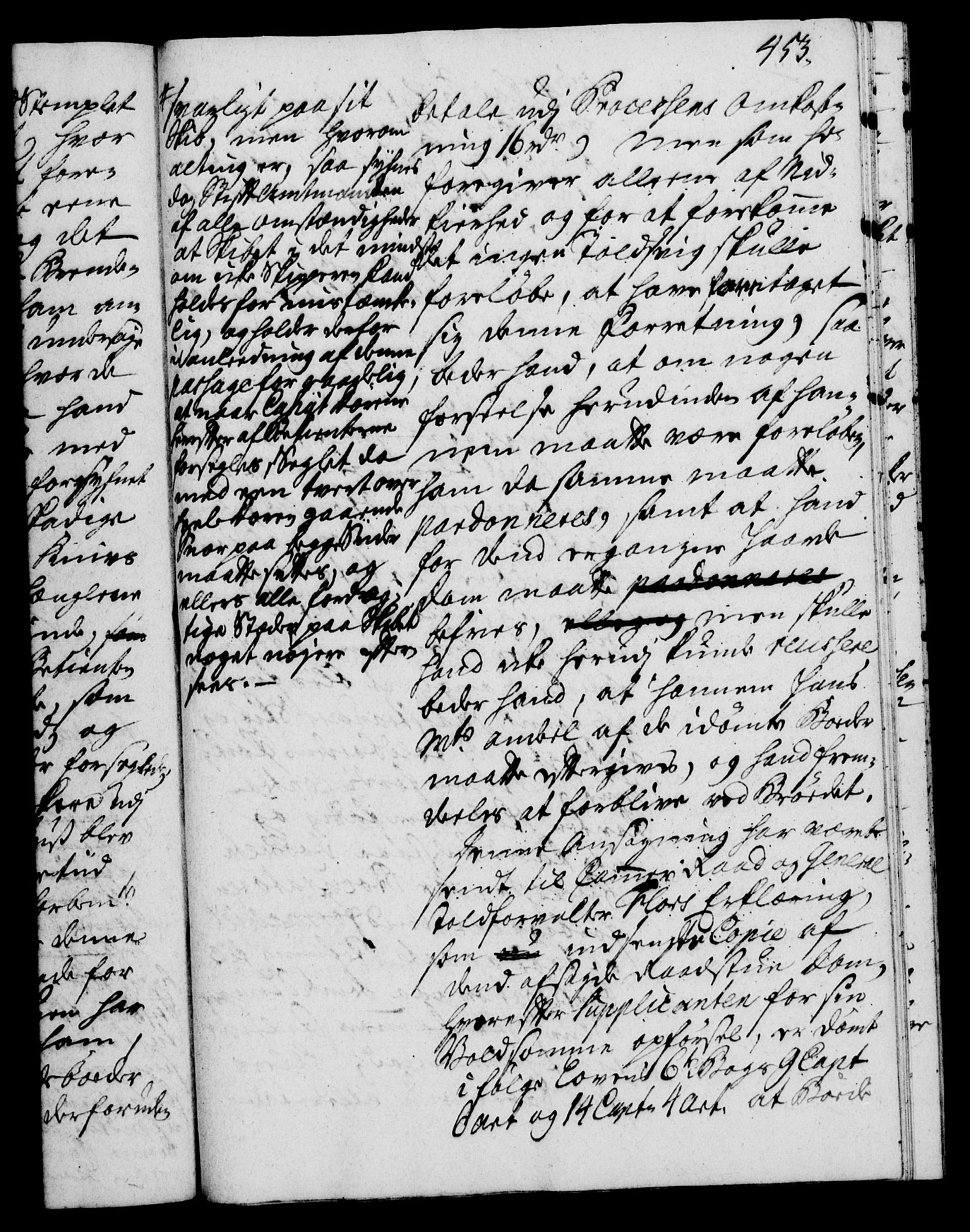 Rentekammeret, Kammerkanselliet, RA/EA-3111/G/Gh/Gha/L0022: Norsk ekstraktmemorialprotokoll (merket RK 53.67), 1739-1741, p. 453