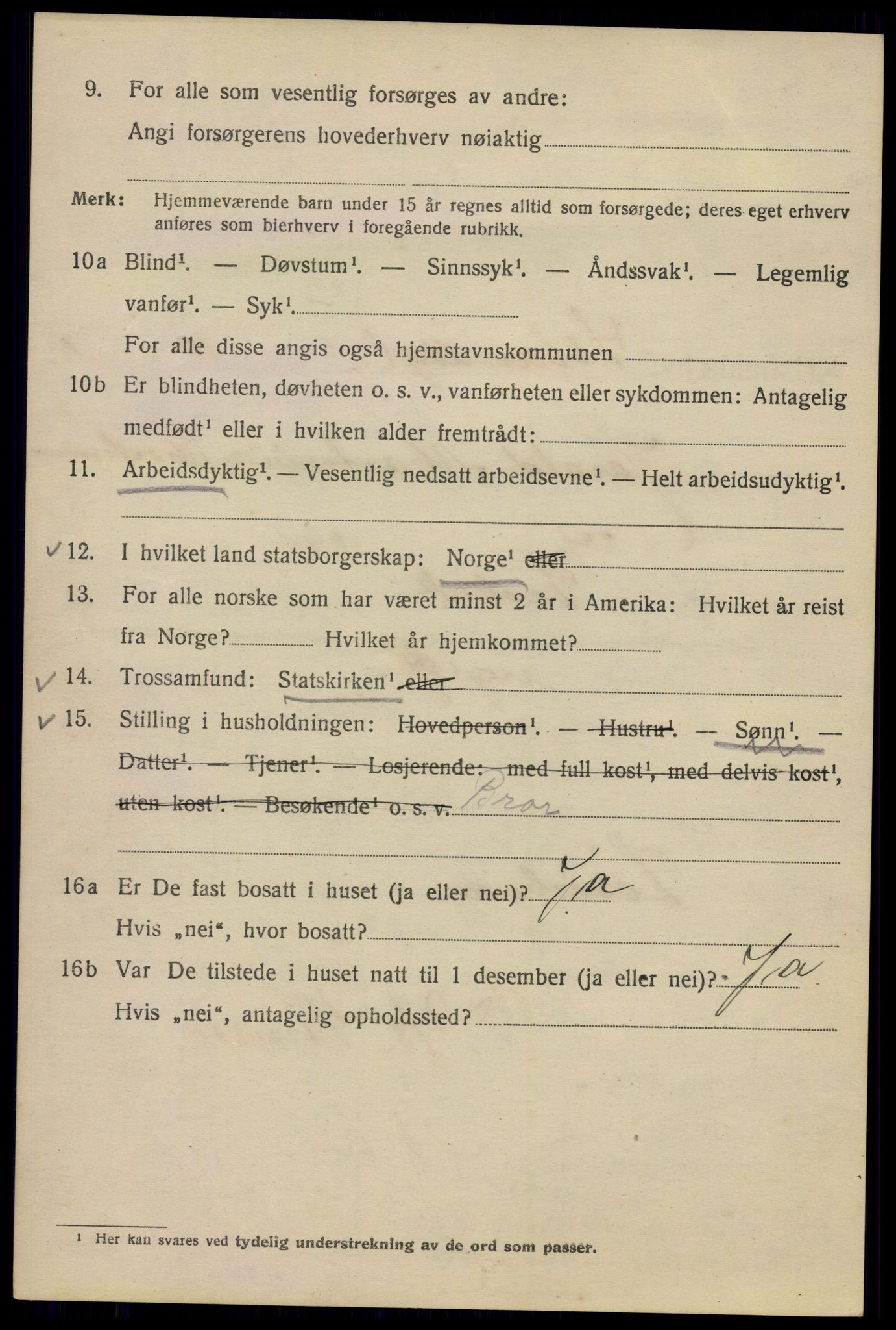 SAO, 1920 census for Kristiania, 1920, p. 312388