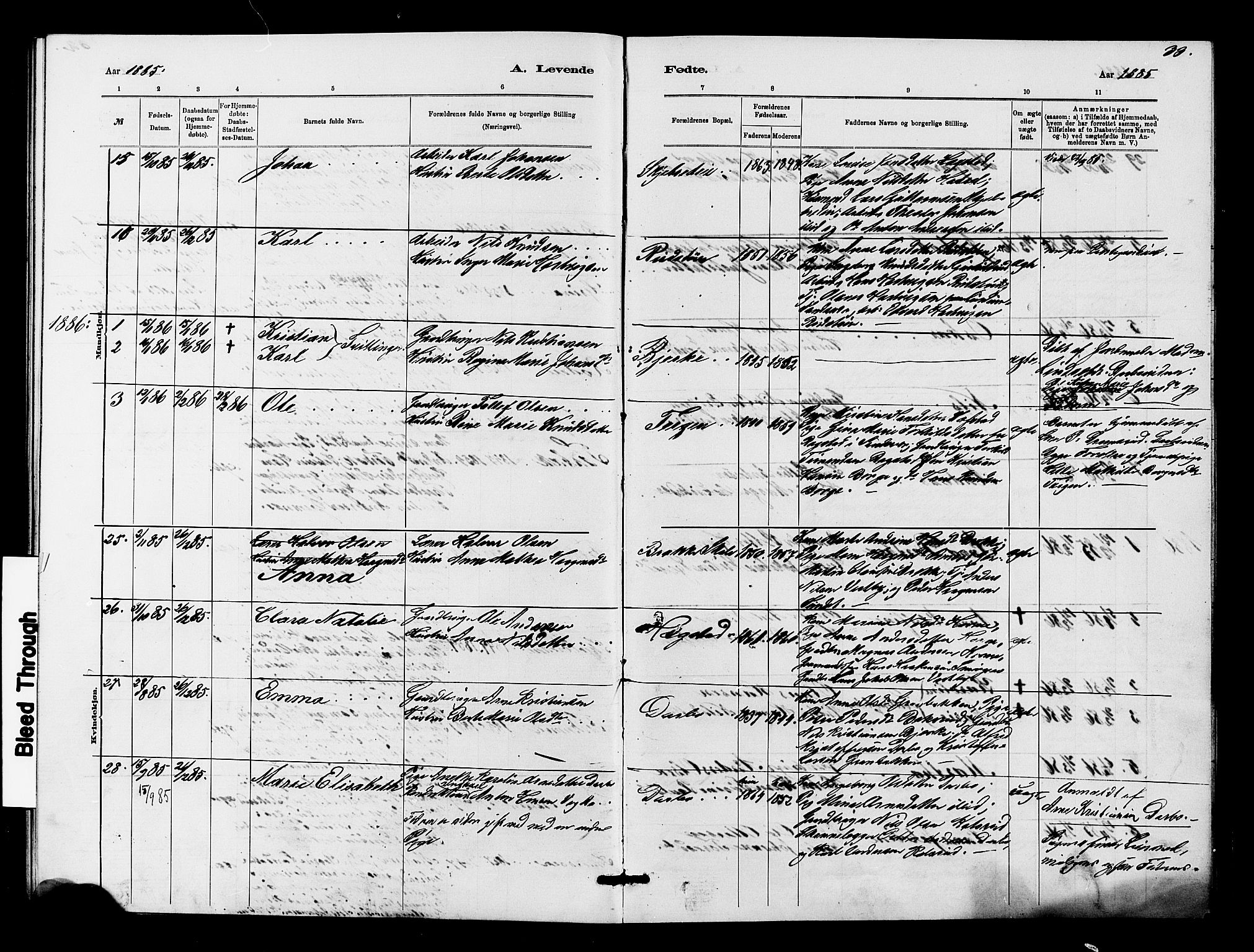 Fiskum kirkebøker, AV/SAKO-A-15/G/Ga/L0004: Parish register (copy) no. 4, 1878-1887, p. 33