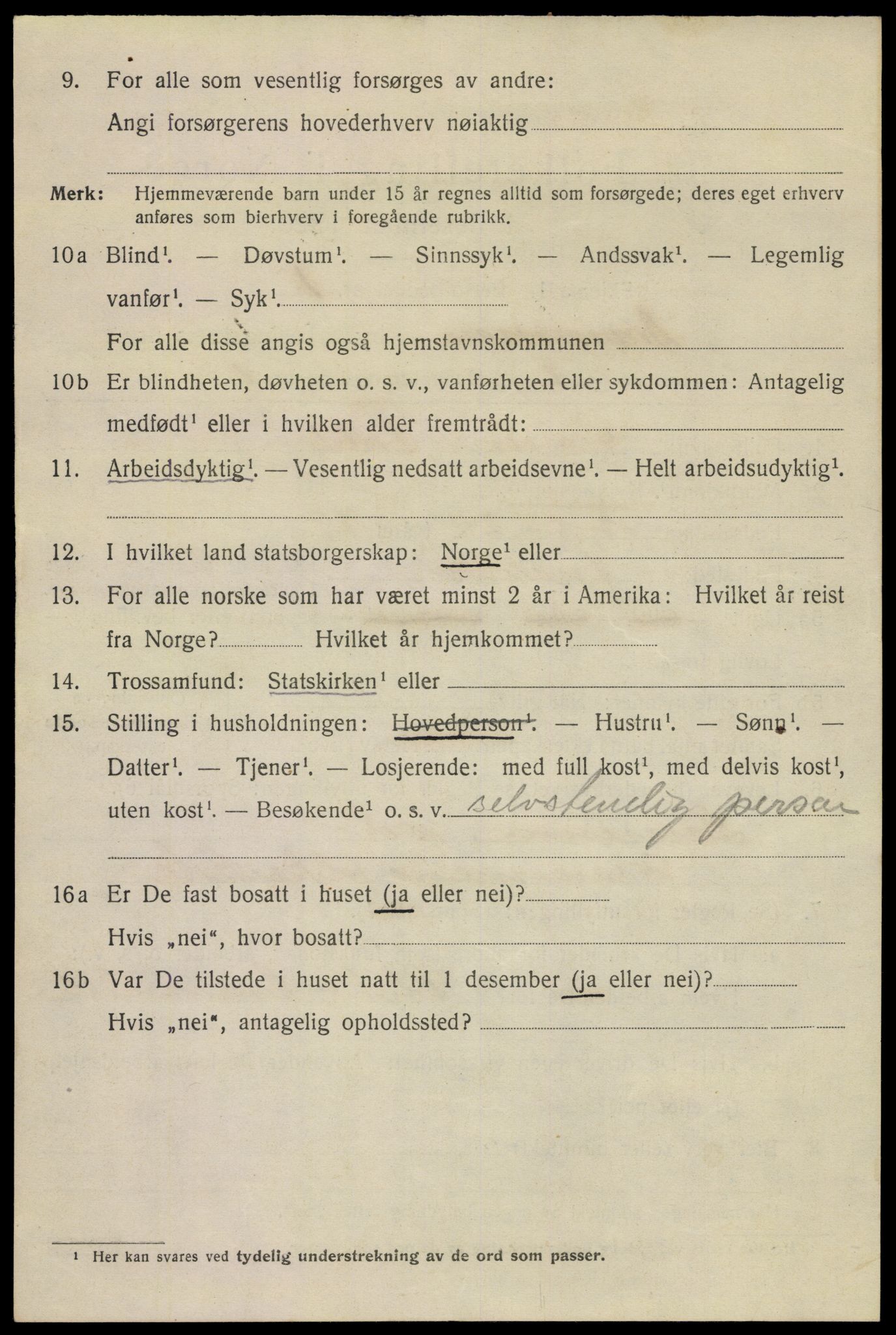 SAKO, 1920 census for Drammen, 1920, p. 40616