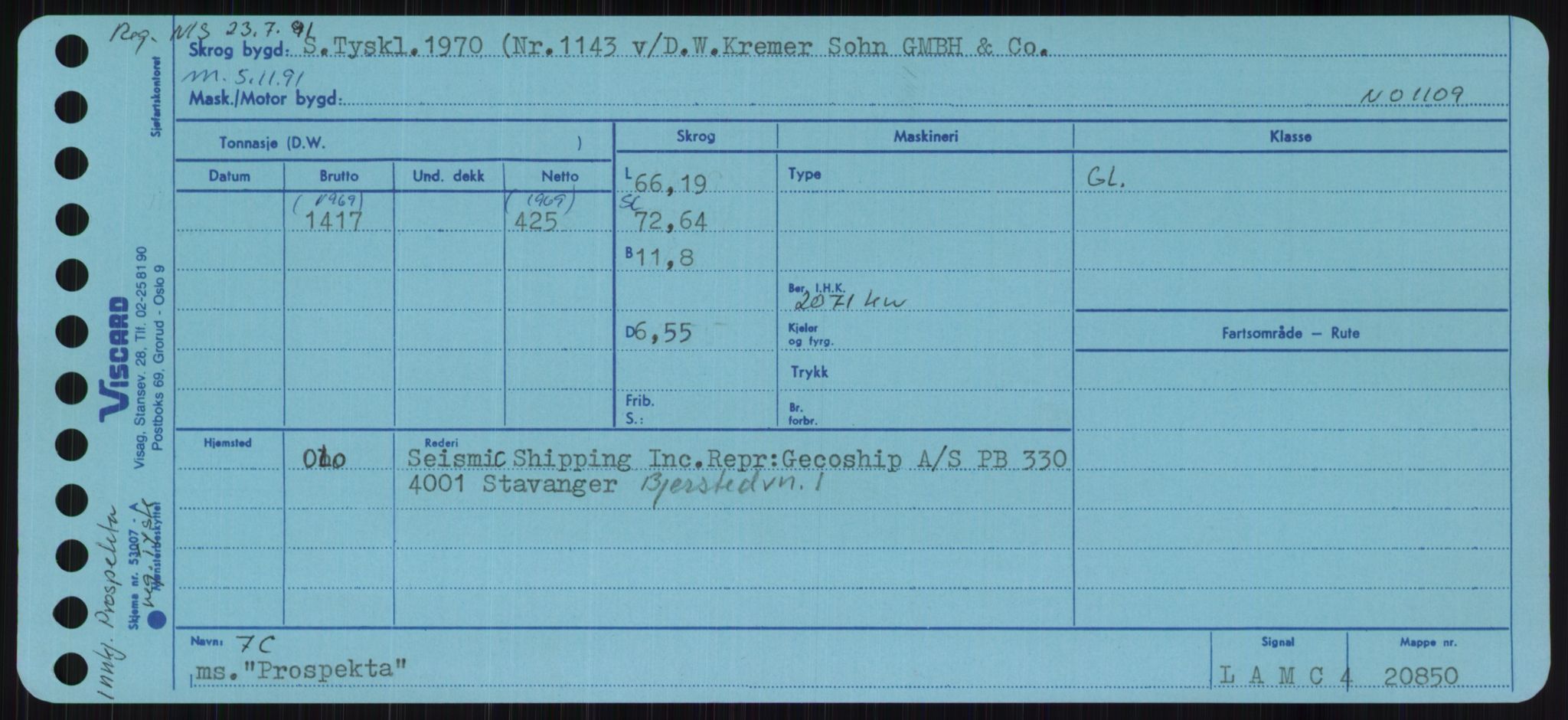 Sjøfartsdirektoratet med forløpere, Skipsmålingen, RA/S-1627/H/Ha/L0004/0002: Fartøy, Mas-R / Fartøy, Odin-R, p. 451