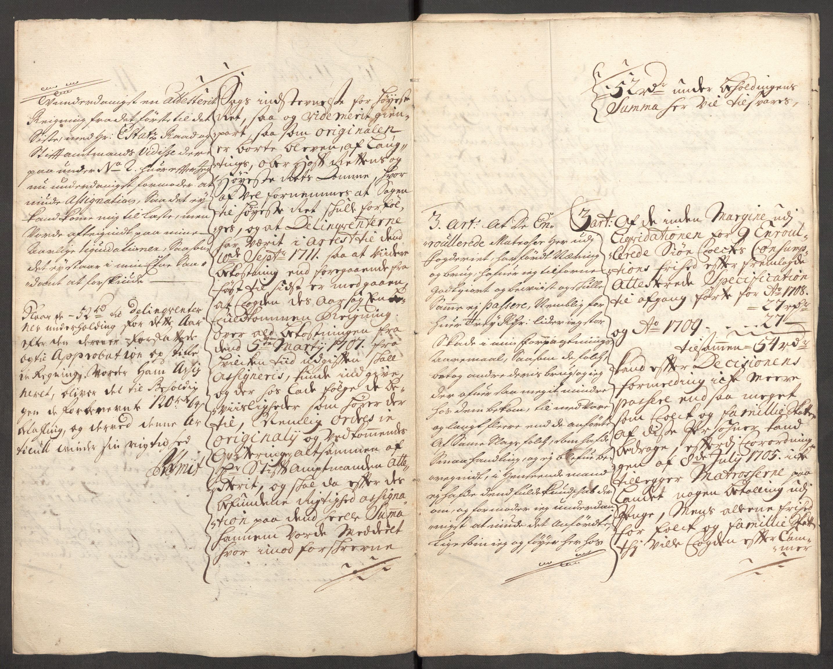 Rentekammeret inntil 1814, Reviderte regnskaper, Fogderegnskap, AV/RA-EA-4092/R64/L4431: Fogderegnskap Namdal, 1709-1710, p. 252