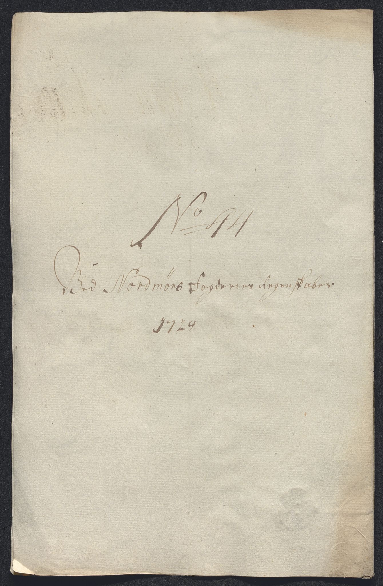 Rentekammeret inntil 1814, Reviderte regnskaper, Fogderegnskap, RA/EA-4092/R56/L3757: Fogderegnskap Nordmøre, 1724, p. 292