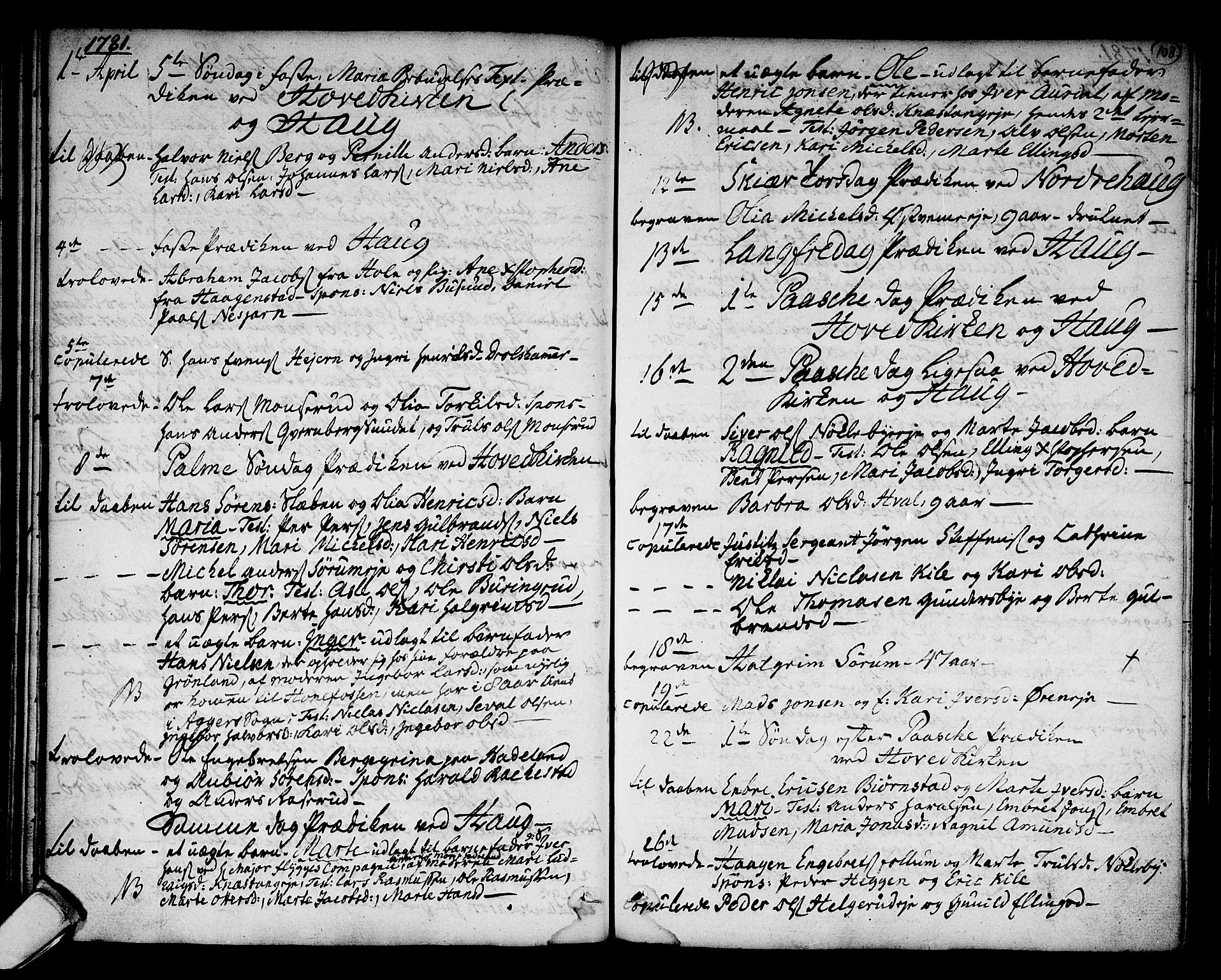 Norderhov kirkebøker, AV/SAKO-A-237/F/Fa/L0005: Parish register (official) no. 5, 1775-1789, p. 108