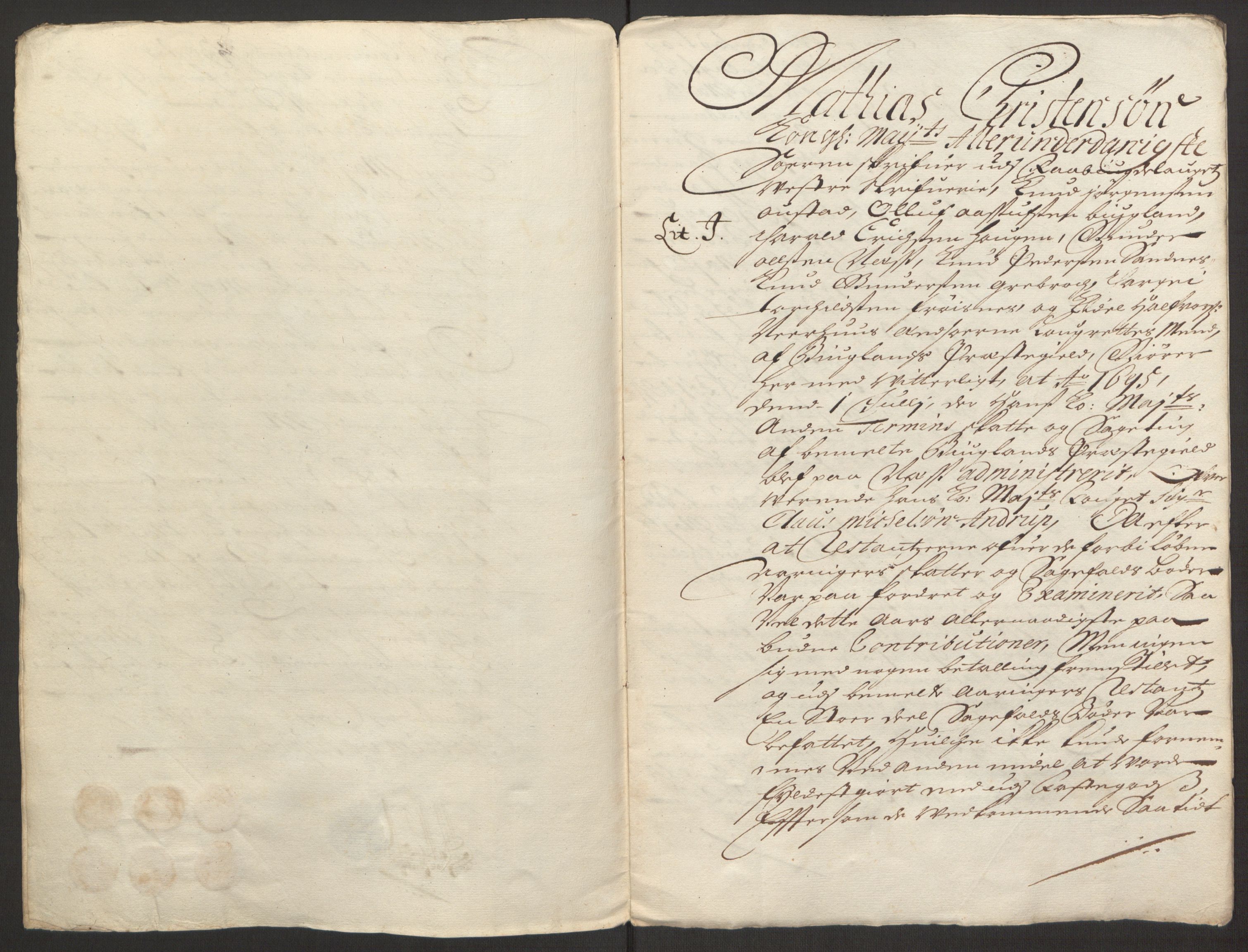 Rentekammeret inntil 1814, Reviderte regnskaper, Fogderegnskap, AV/RA-EA-4092/R40/L2444: Fogderegnskap Råbyggelag, 1693-1696, p. 288