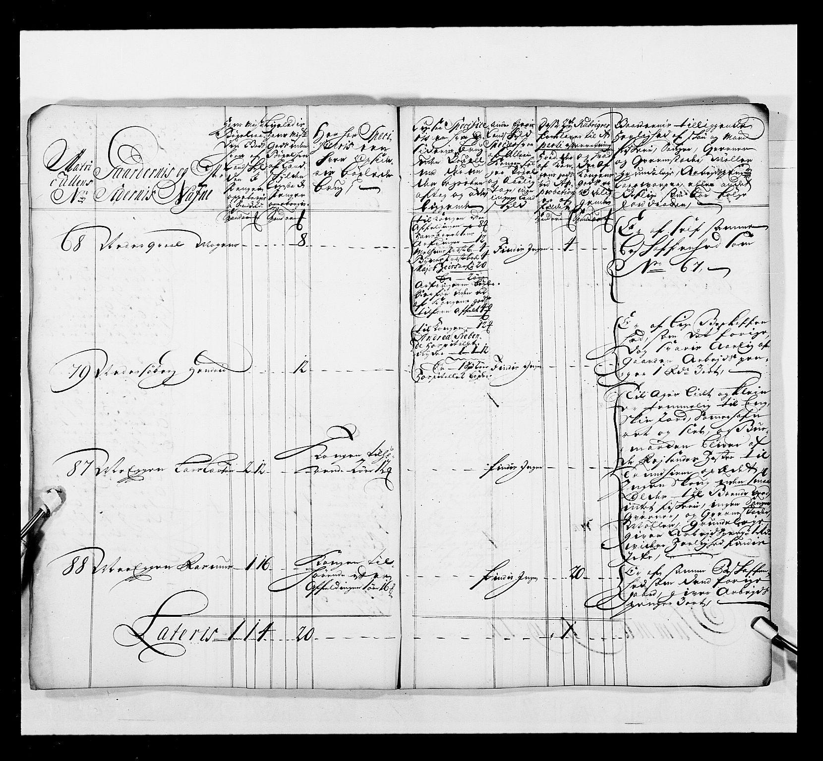 Stattholderembetet 1572-1771, AV/RA-EA-2870/Ek/L0041/0001: Jordebøker o.a. 1720-1728 vedkommende krongodset: / Krongods i Trøndelag med Romsdal, Nordmøre og Namdal, 1726-1727, p. 206