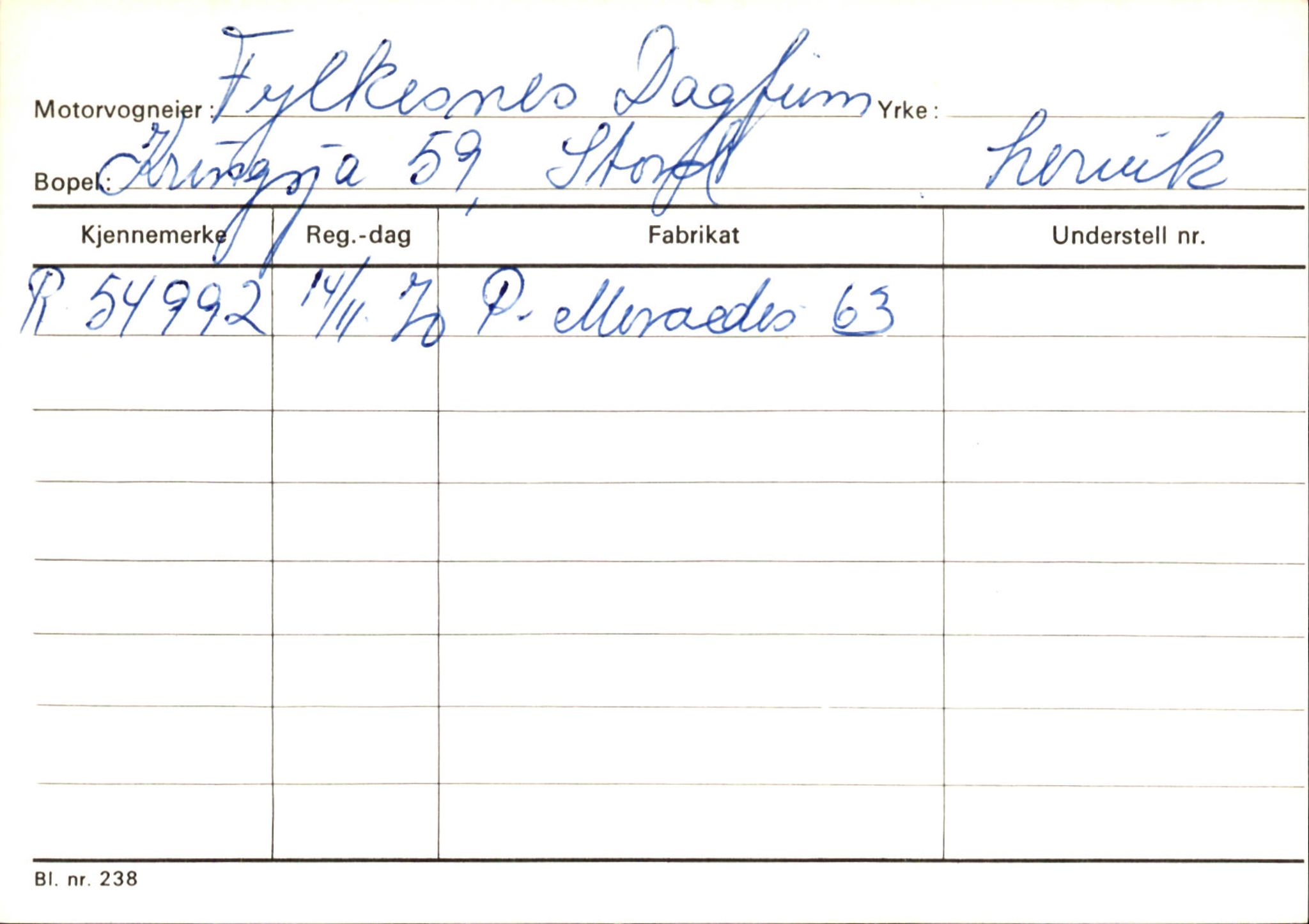 Statens vegvesen, Hordaland vegkontor, AV/SAB-A-5201/2/Ha/L0015: R-eierkort F-G, 1920-1971, p. 16