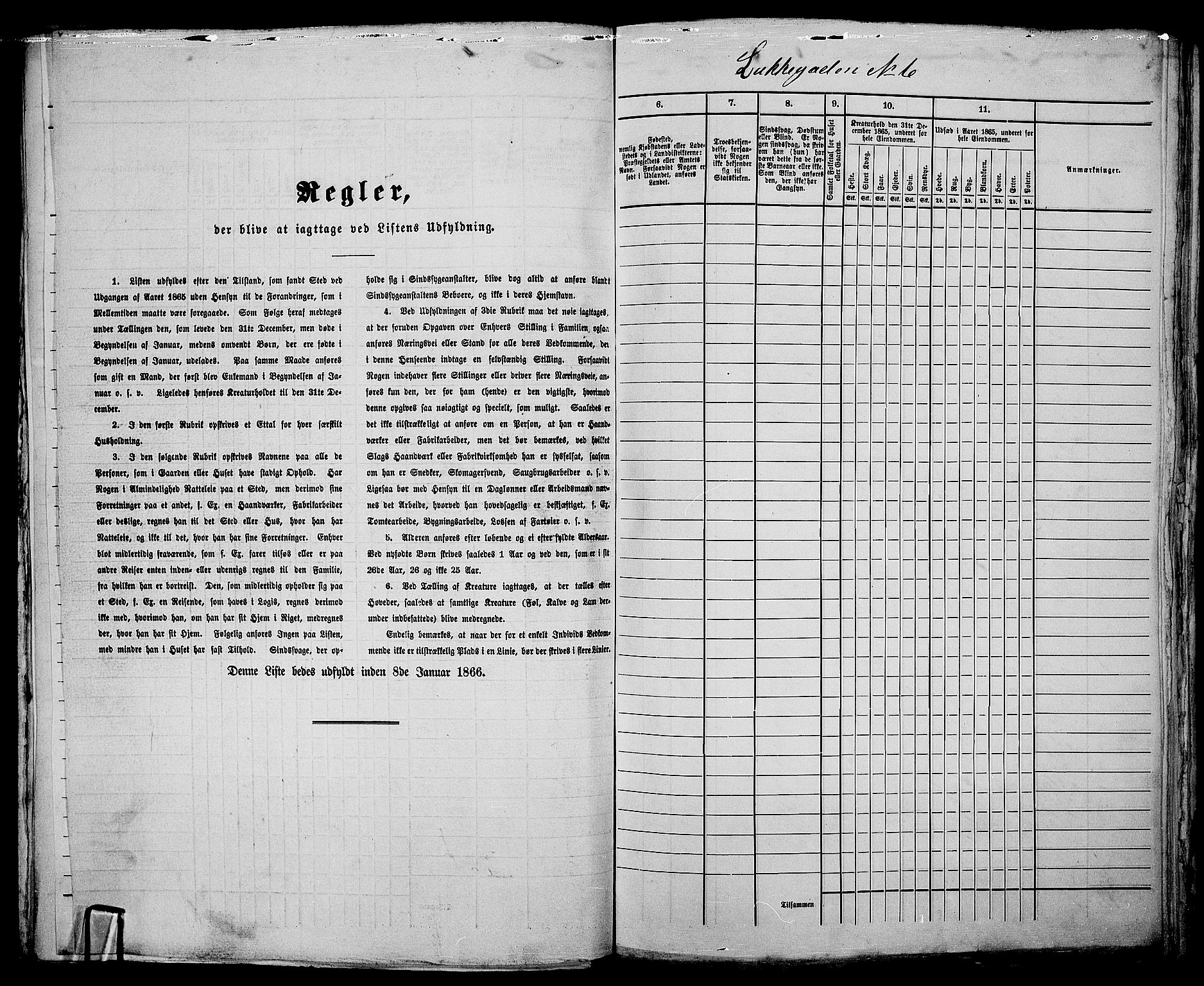 RA, 1865 census for Kristiania, 1865, p. 3406