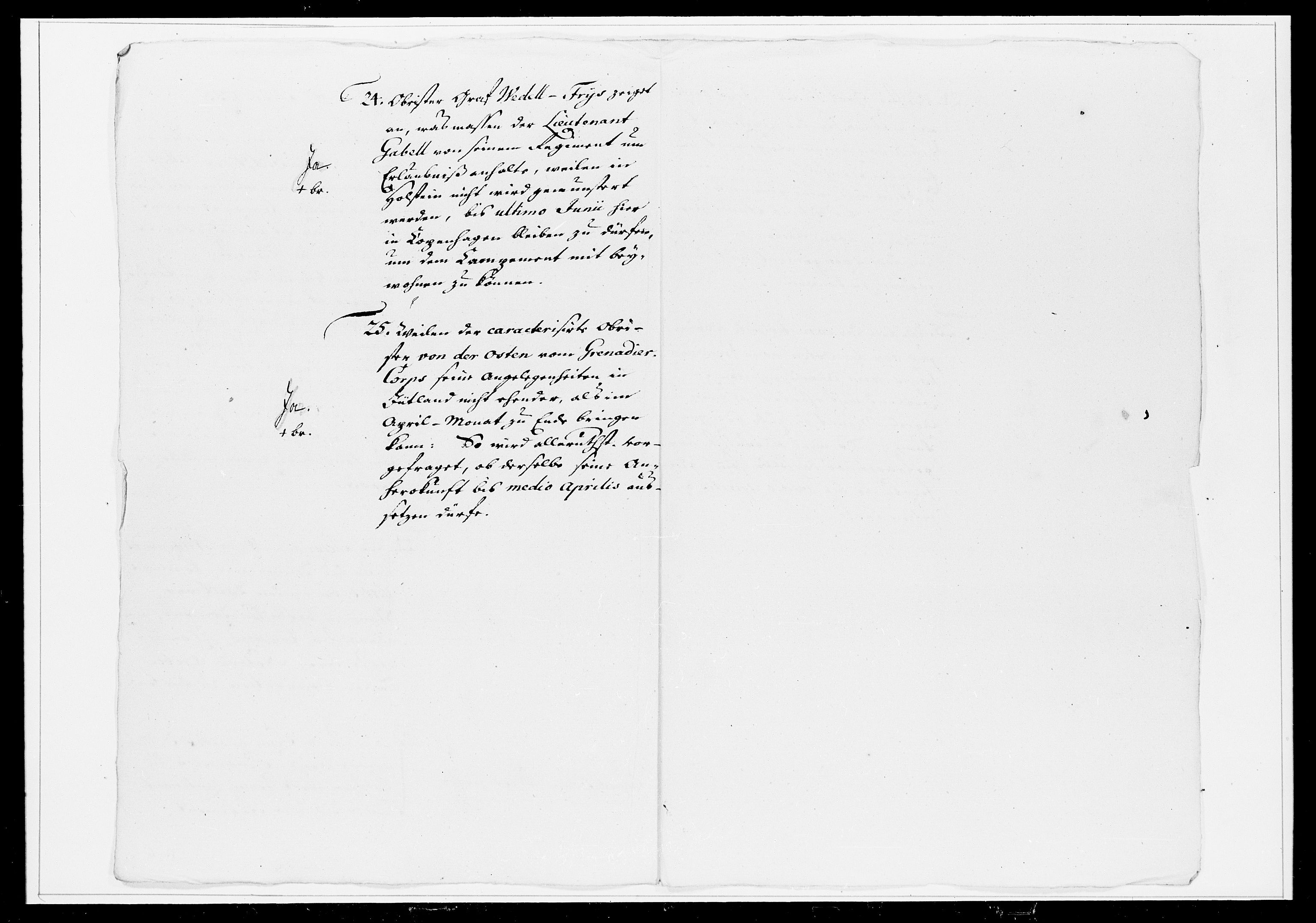 Krigskollegiet, Krigskancelliet, DRA/A-0006/-/1241-1247: Refererede sager, 1753, p. 48
