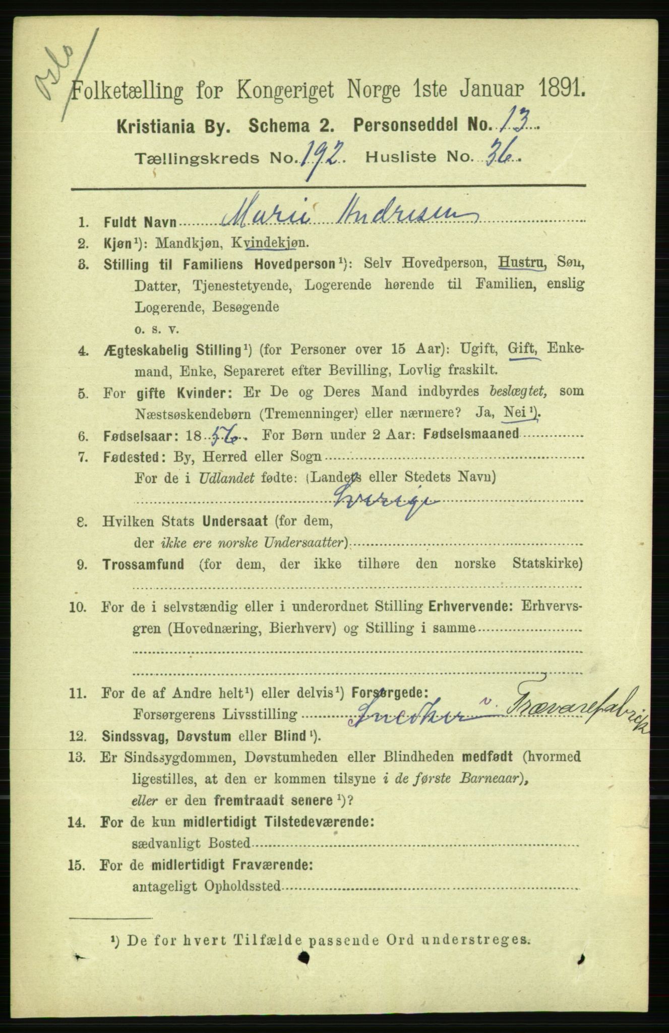 RA, 1891 census for 0301 Kristiania, 1891, p. 116059