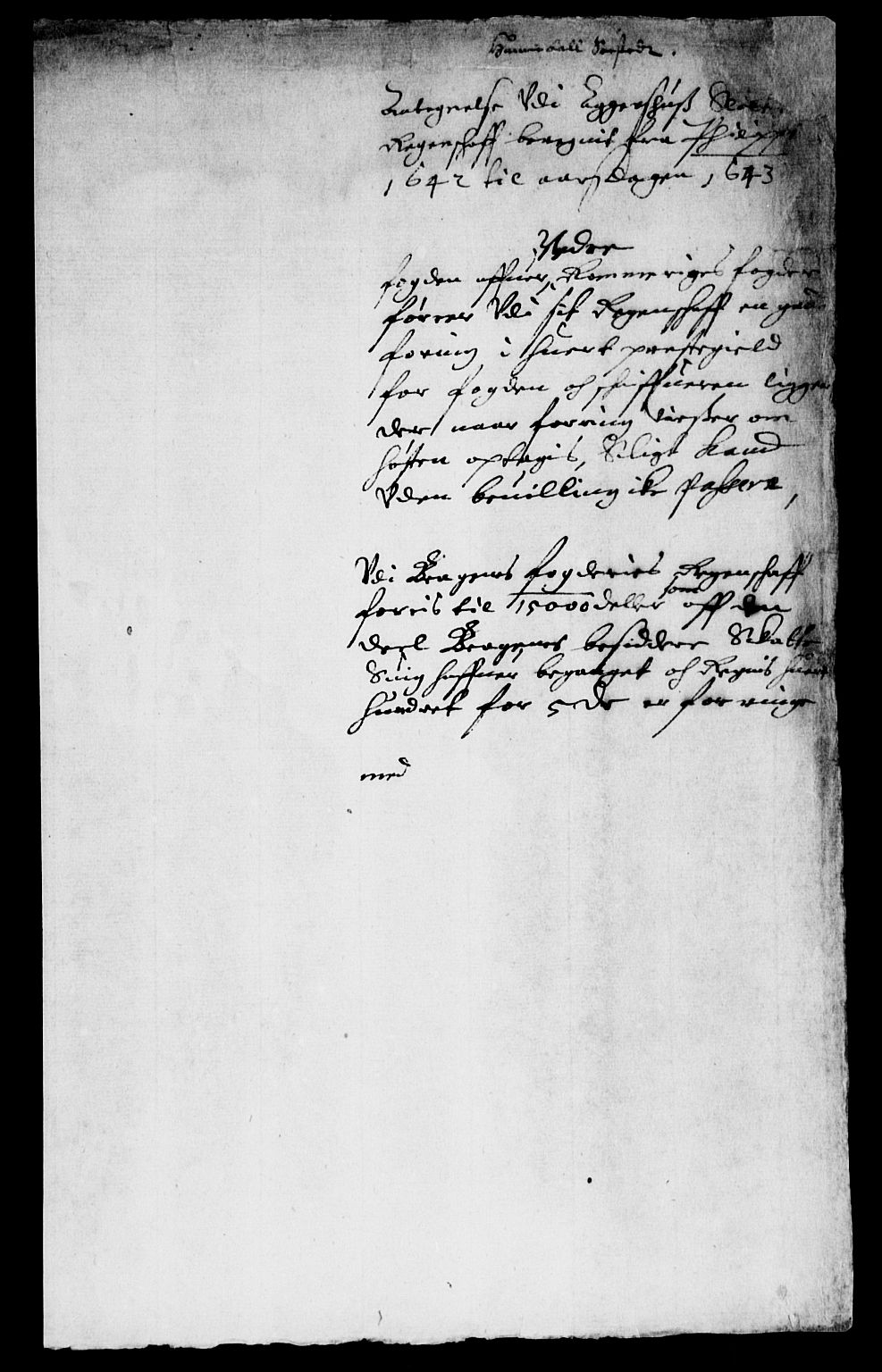 Rentekammeret inntil 1814, Reviderte regnskaper, Lensregnskaper, AV/RA-EA-5023/R/Rb/Rba/L0170: Akershus len, 1642-1644