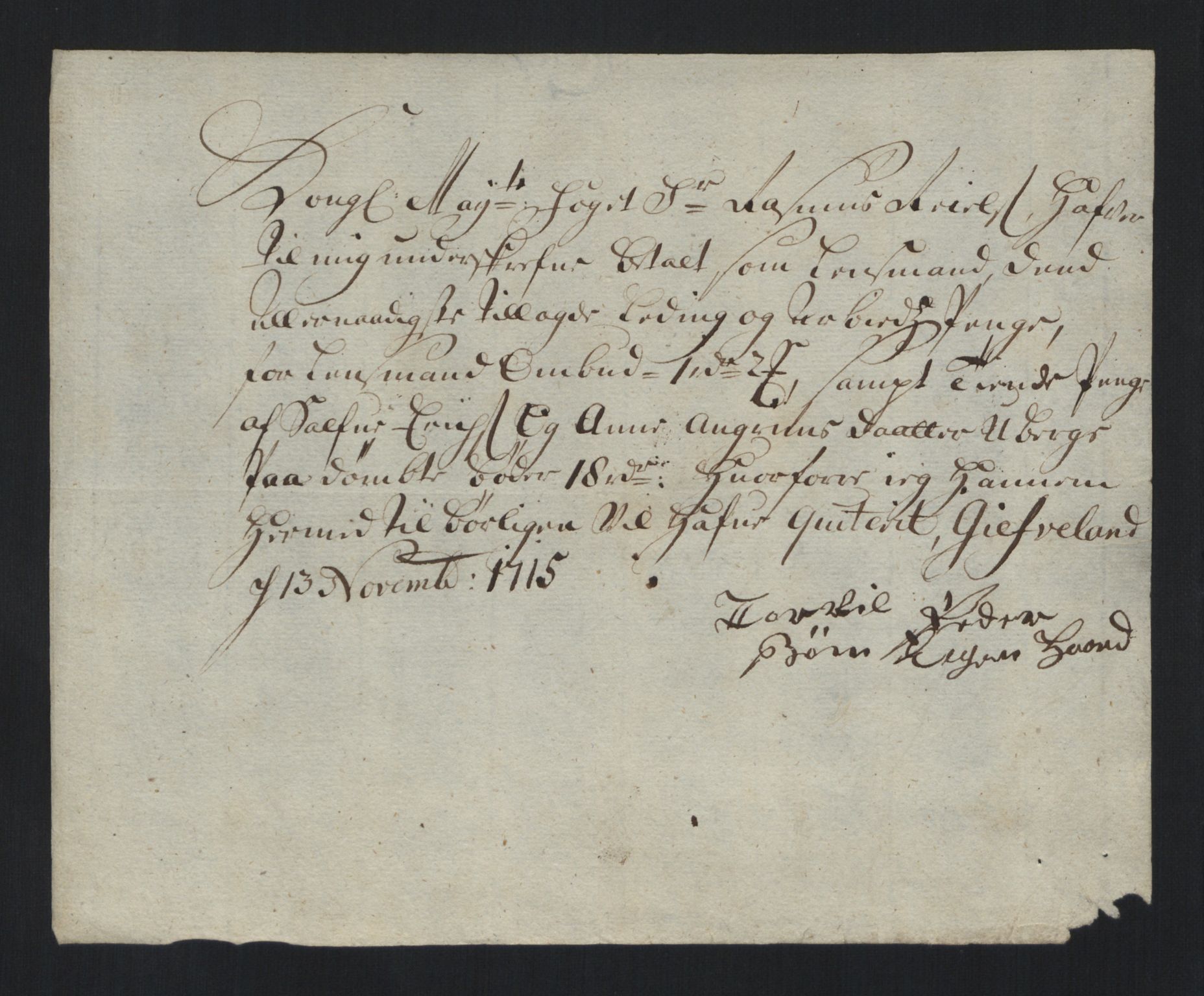 Rentekammeret inntil 1814, Reviderte regnskaper, Fogderegnskap, RA/EA-4092/R40/L2451: Fogderegnskap Råbyggelag, 1714-1715, p. 352