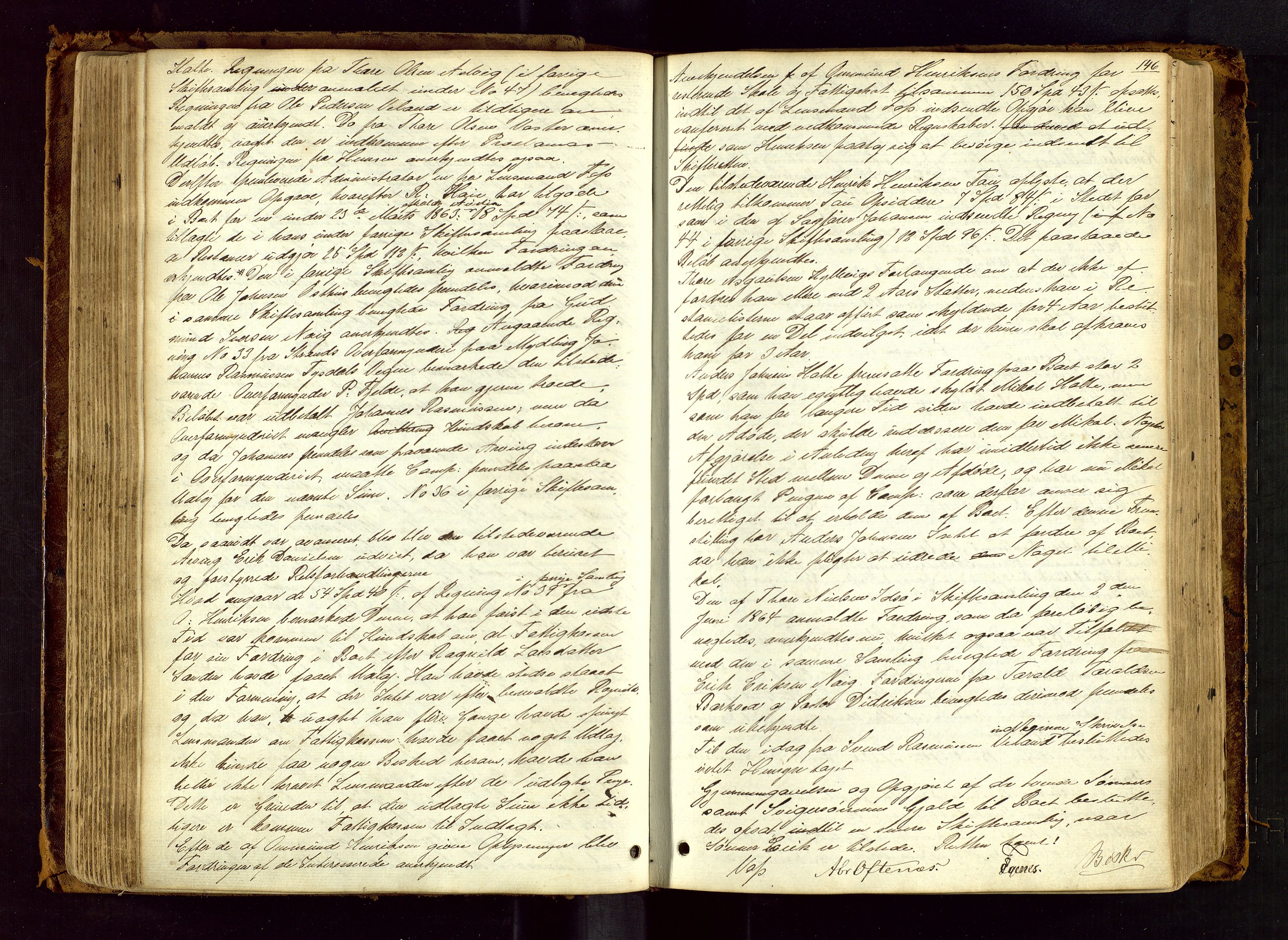 Ryfylke tingrett, AV/SAST-A-100055/001/IV/IVF/L0010: Skifteforhandlingsprotokoll C1 Strand og Finnøy, 1856-1883, p. 146