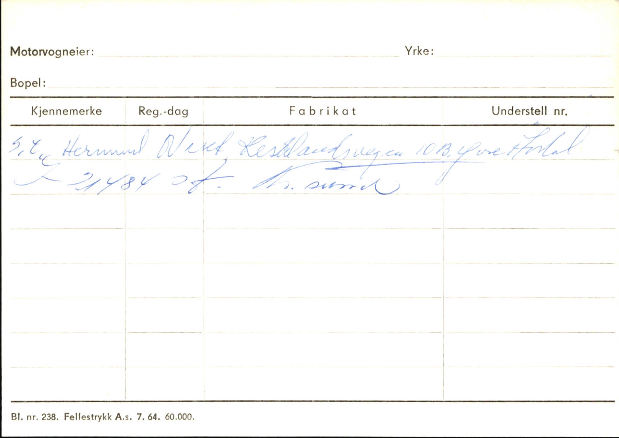 Statens vegvesen, Sogn og Fjordane vegkontor, AV/SAB-A-5301/4/F/L0146: Registerkort Årdal R-Å samt diverse kort, 1945-1975, p. 185
