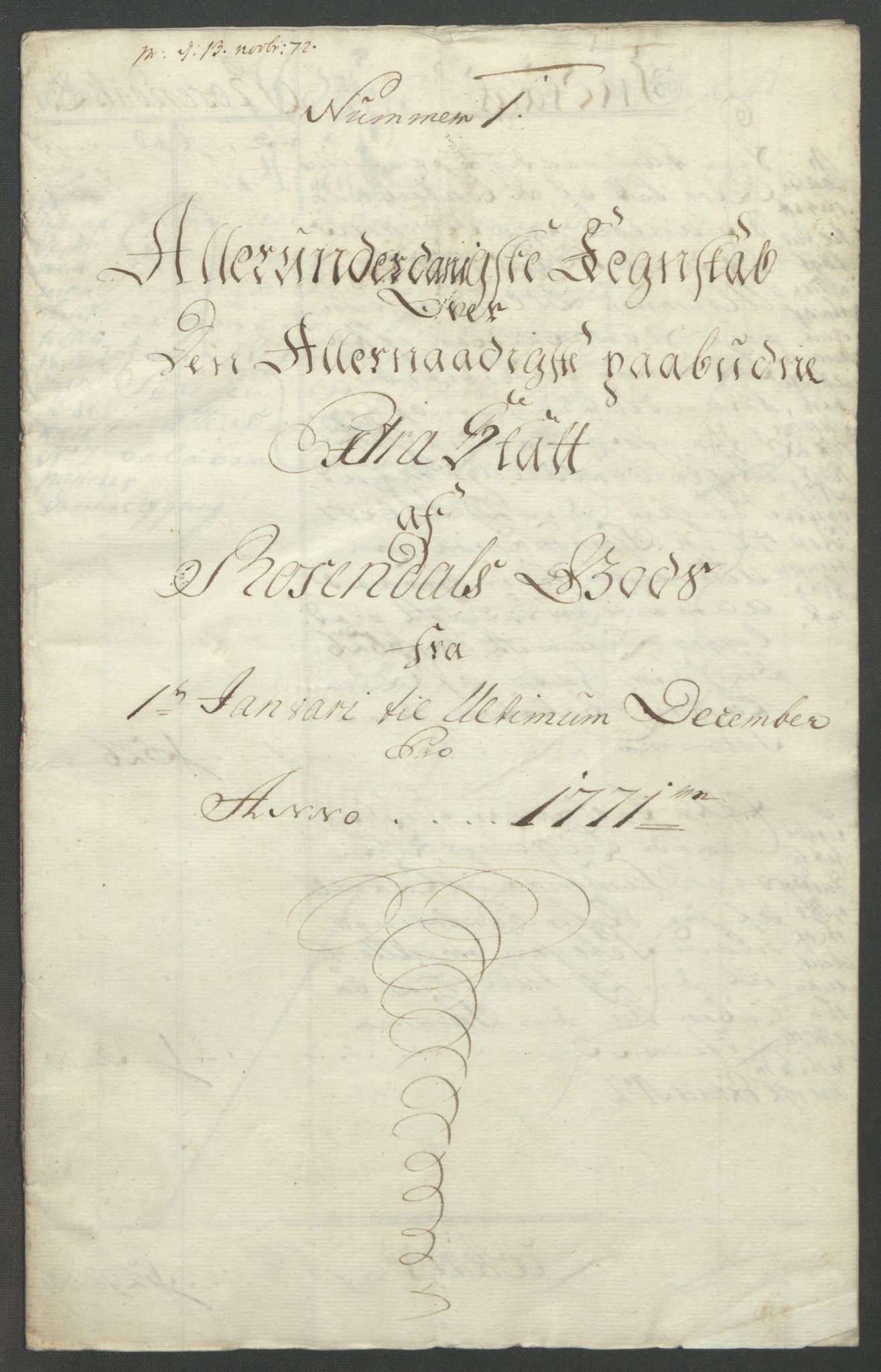 Rentekammeret inntil 1814, Reviderte regnskaper, Fogderegnskap, RA/EA-4092/R49/L3157: Ekstraskatten Rosendal Baroni, 1762-1772, p. 318