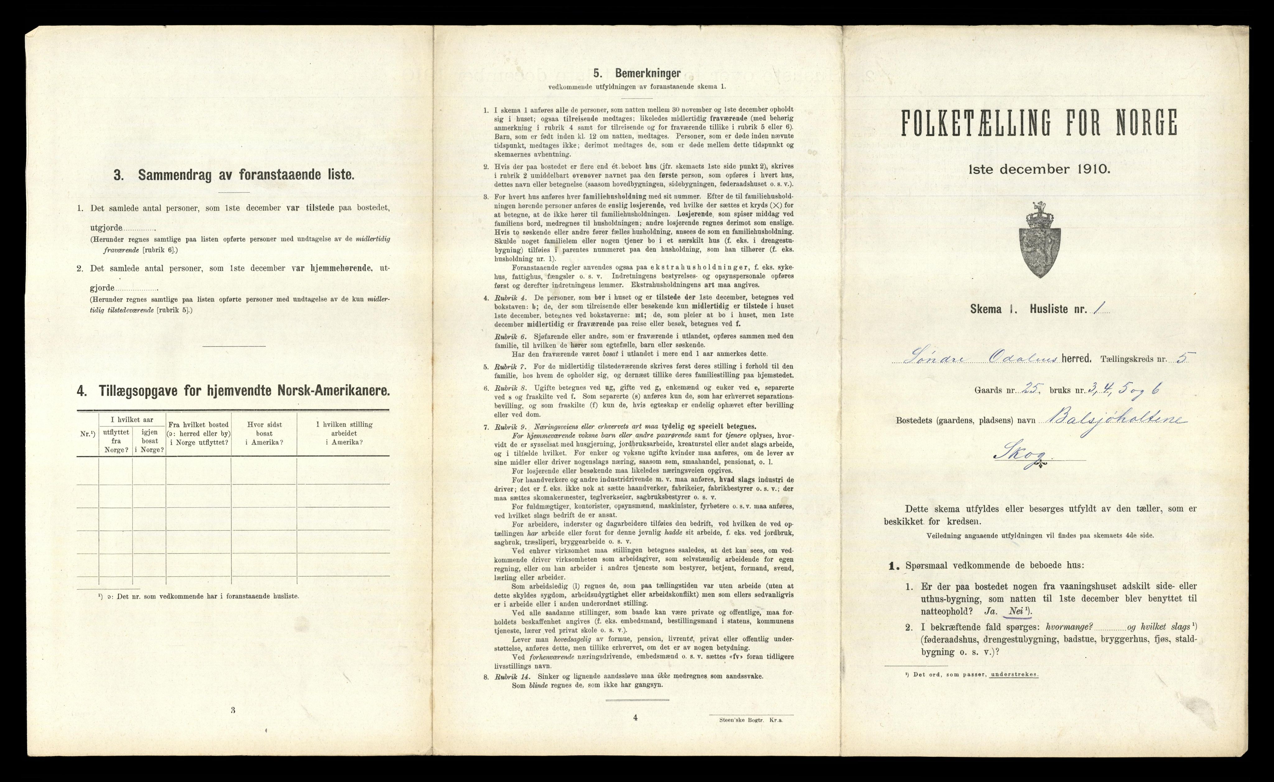 RA, 1910 census for Sør-Odal, 1910, p. 788