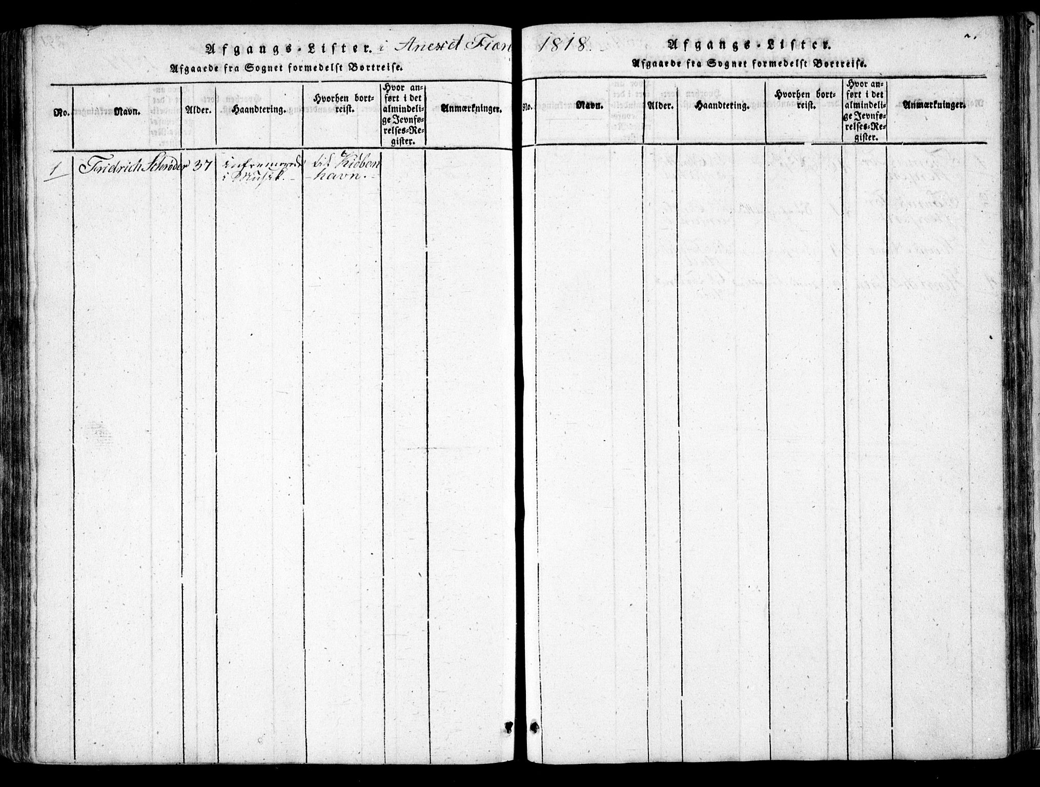 Fjære sokneprestkontor, SAK/1111-0011/F/Fb/L0007: Parish register (copy) no. B 7, 1816-1826, p. 292