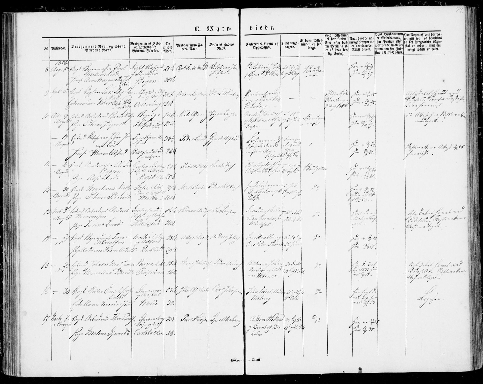 Ministerialprotokoller, klokkerbøker og fødselsregistre - Møre og Romsdal, SAT/A-1454/529/L0451: Parish register (official) no. 529A01, 1855-1863, p. 73