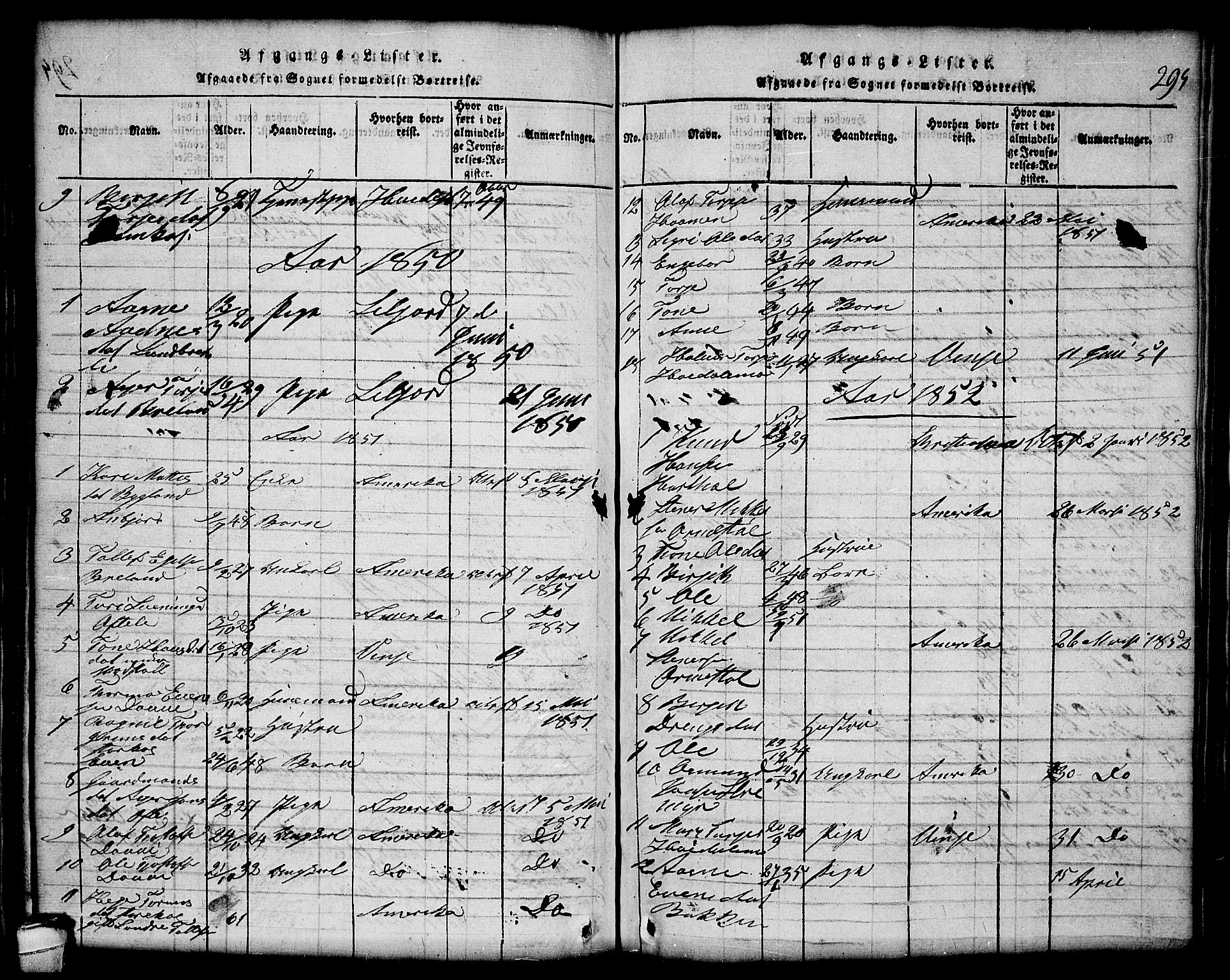 Lårdal kirkebøker, SAKO/A-284/G/Gc/L0001: Parish register (copy) no. III 1, 1815-1854, p. 295