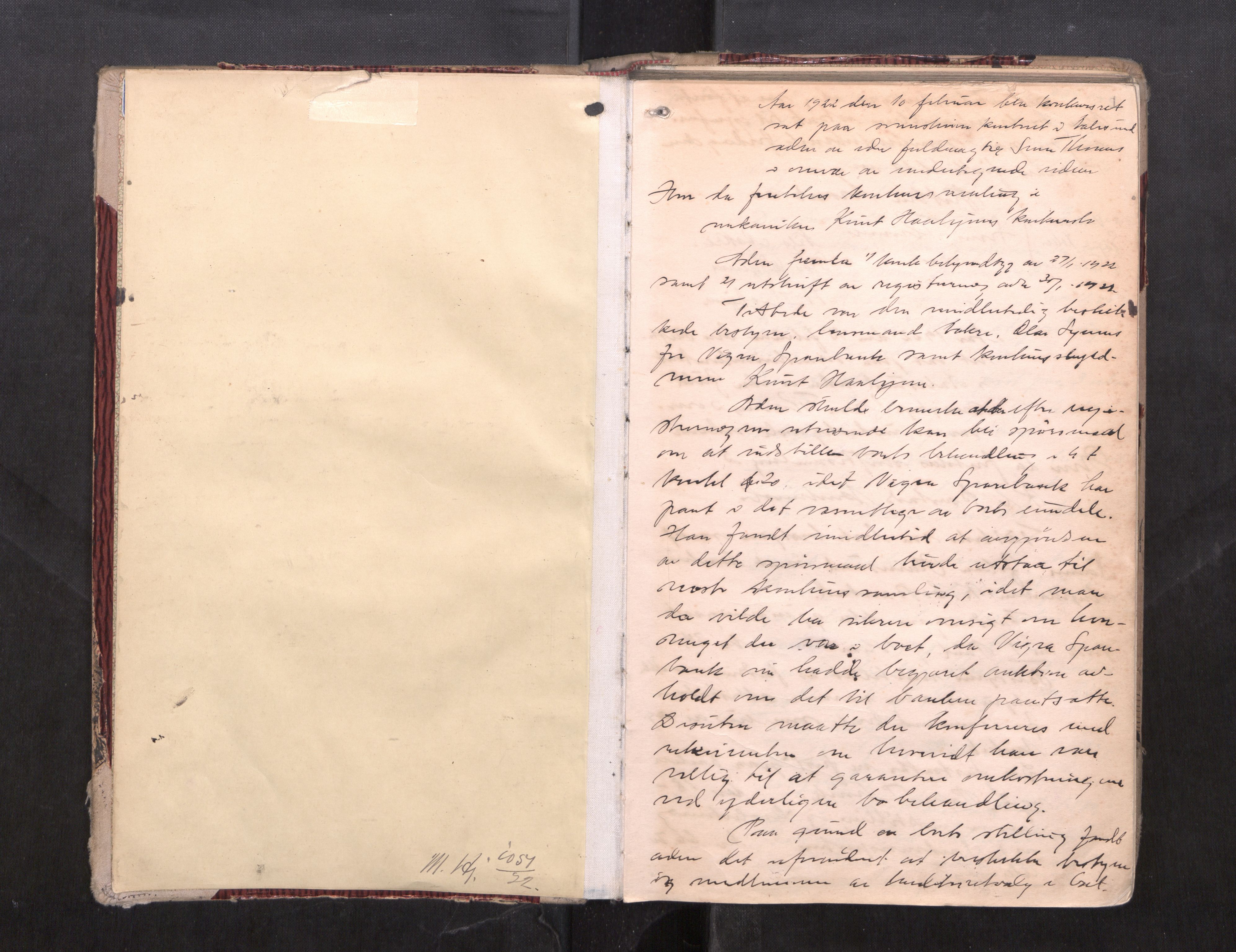 Nordre Sunnmøre sorenskriveri, AV/SAT-A-0006/1/3/3B/L0006: Skiftebehandlingsprotokoll 6, 1922-1926, p. 1
