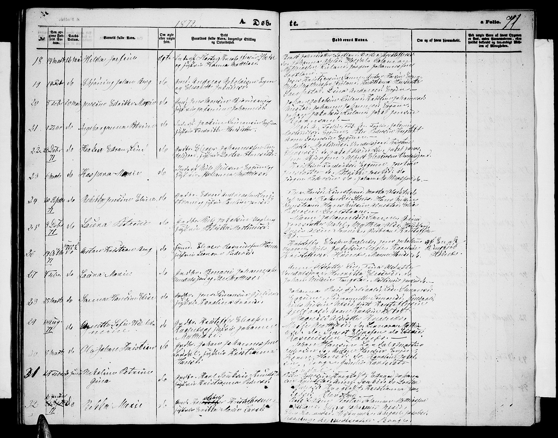 Ministerialprotokoller, klokkerbøker og fødselsregistre - Nordland, AV/SAT-A-1459/880/L1140: Parish register (copy) no. 880C02, 1861-1875, p. 71