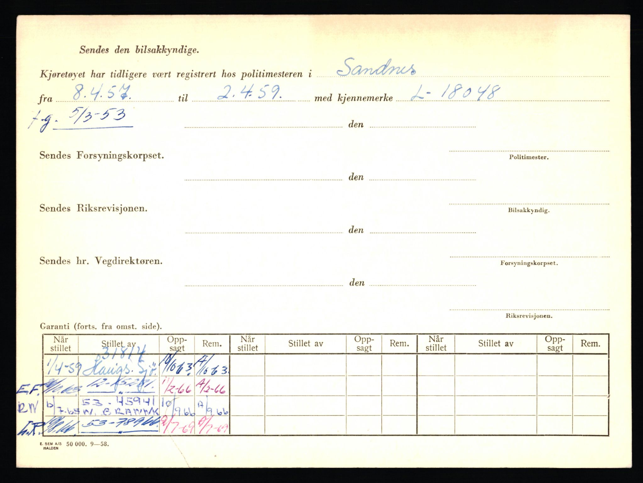 Stavanger trafikkstasjon, AV/SAST-A-101942/0/F/L0050: L-50600 - L-51299, 1930-1971, p. 1970