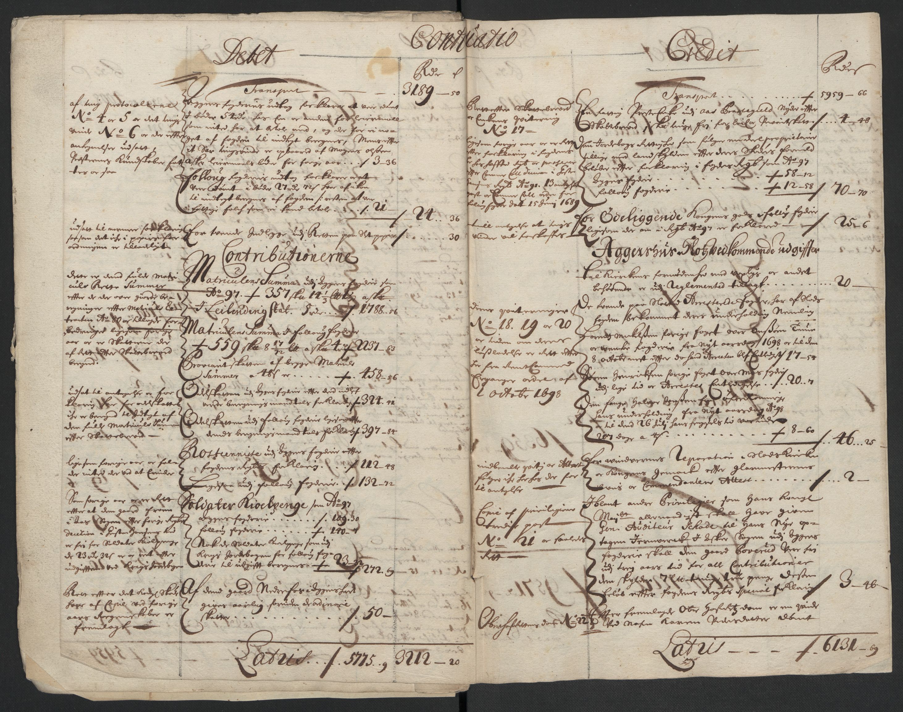 Rentekammeret inntil 1814, Reviderte regnskaper, Fogderegnskap, AV/RA-EA-4092/R10/L0441: Fogderegnskap Aker og Follo, 1698, p. 22