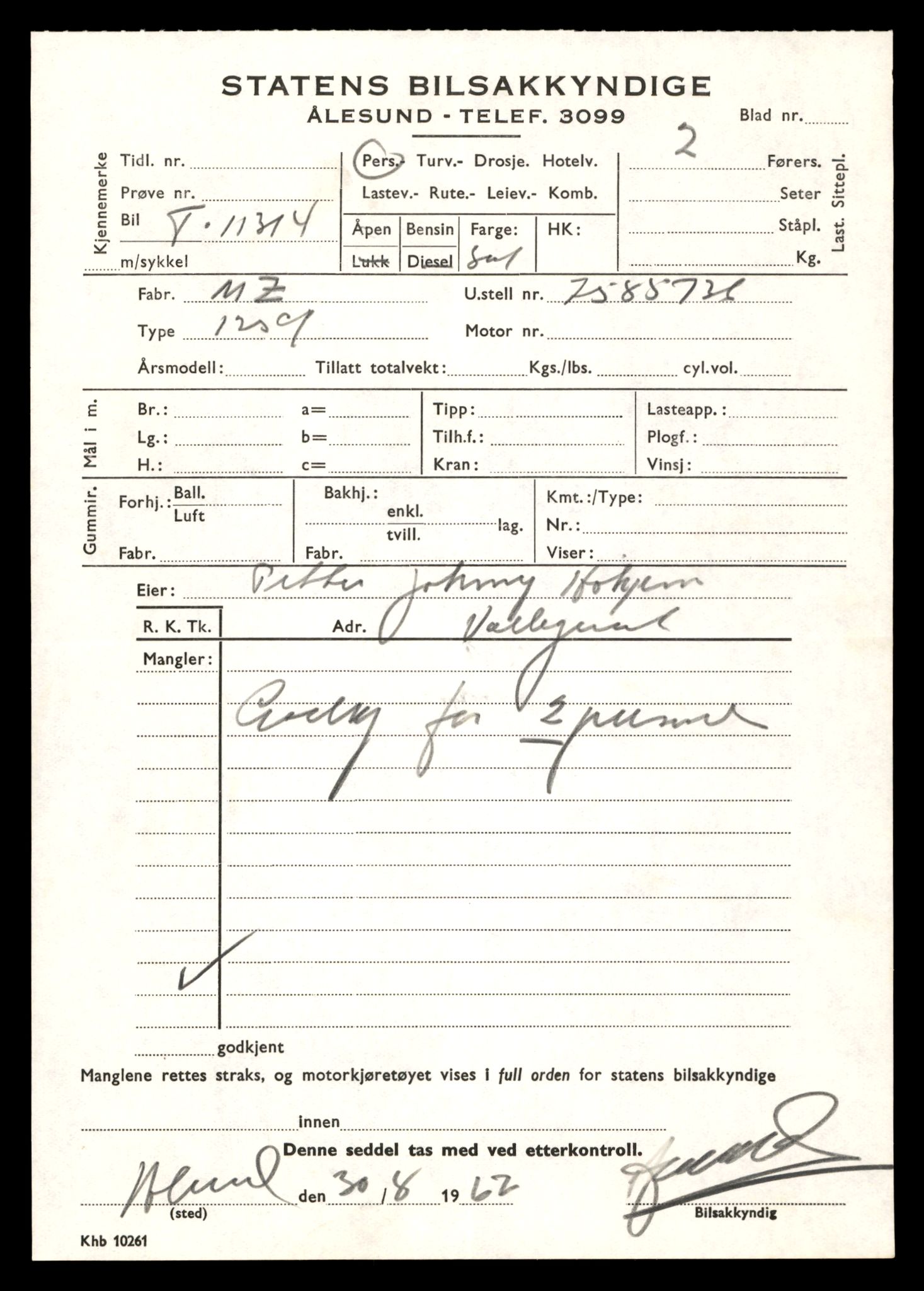 Møre og Romsdal vegkontor - Ålesund trafikkstasjon, AV/SAT-A-4099/F/Fe/L0028: Registreringskort for kjøretøy T 11290 - T 11429, 1927-1998, p. 583