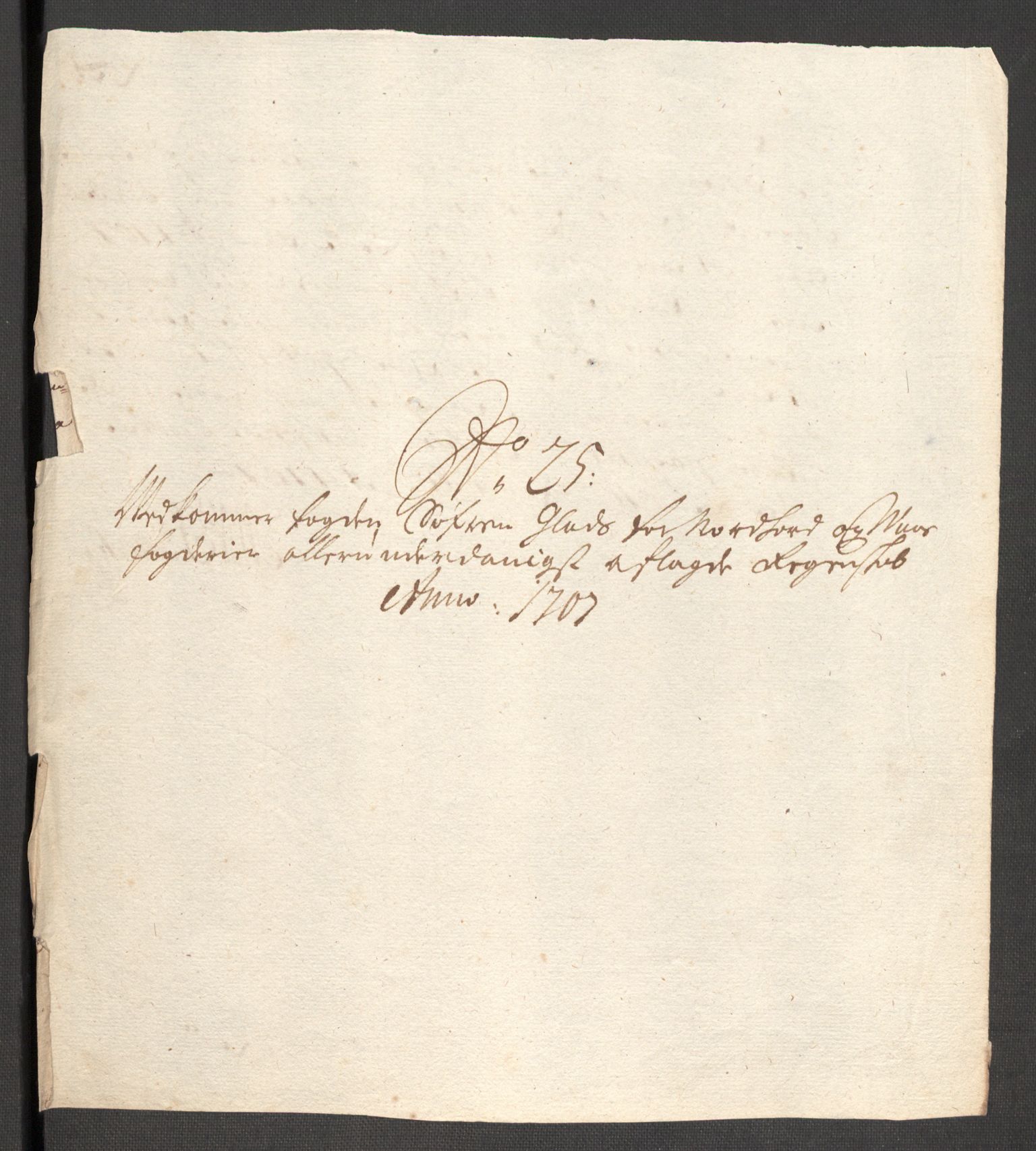 Rentekammeret inntil 1814, Reviderte regnskaper, Fogderegnskap, AV/RA-EA-4092/R51/L3188: Fogderegnskap Nordhordland og Voss, 1706-1707, p. 148