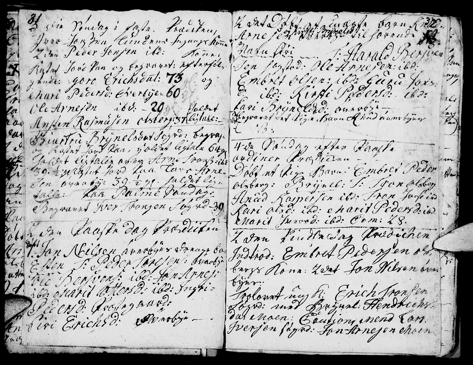 Tynset prestekontor, AV/SAH-PREST-058/H/Ha/Haa/L0005: Parish register (official) no. 5, 1761-1776, p. 31-32