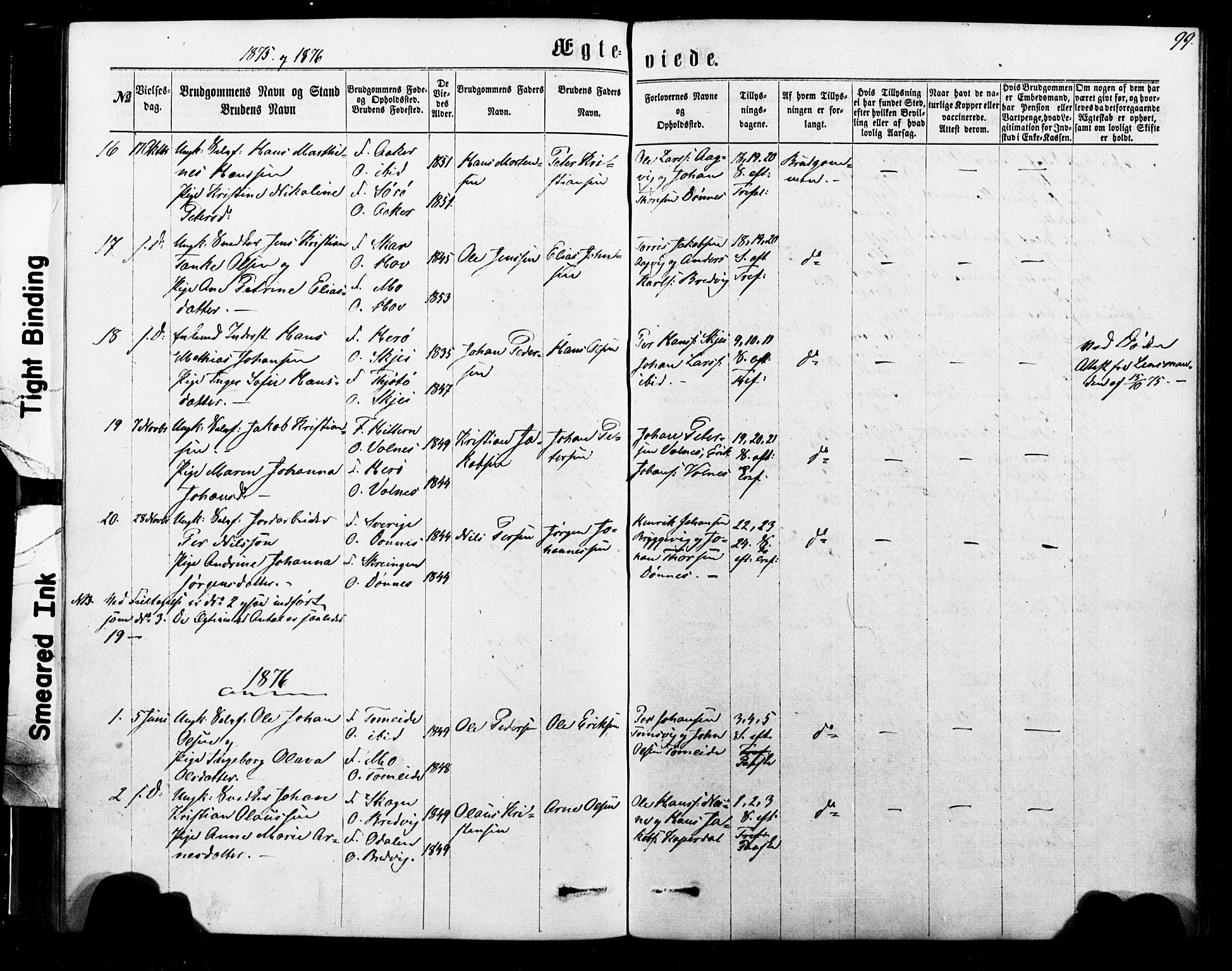 Ministerialprotokoller, klokkerbøker og fødselsregistre - Nordland, AV/SAT-A-1459/835/L0524: Parish register (official) no. 835A02, 1865-1880, p. 99